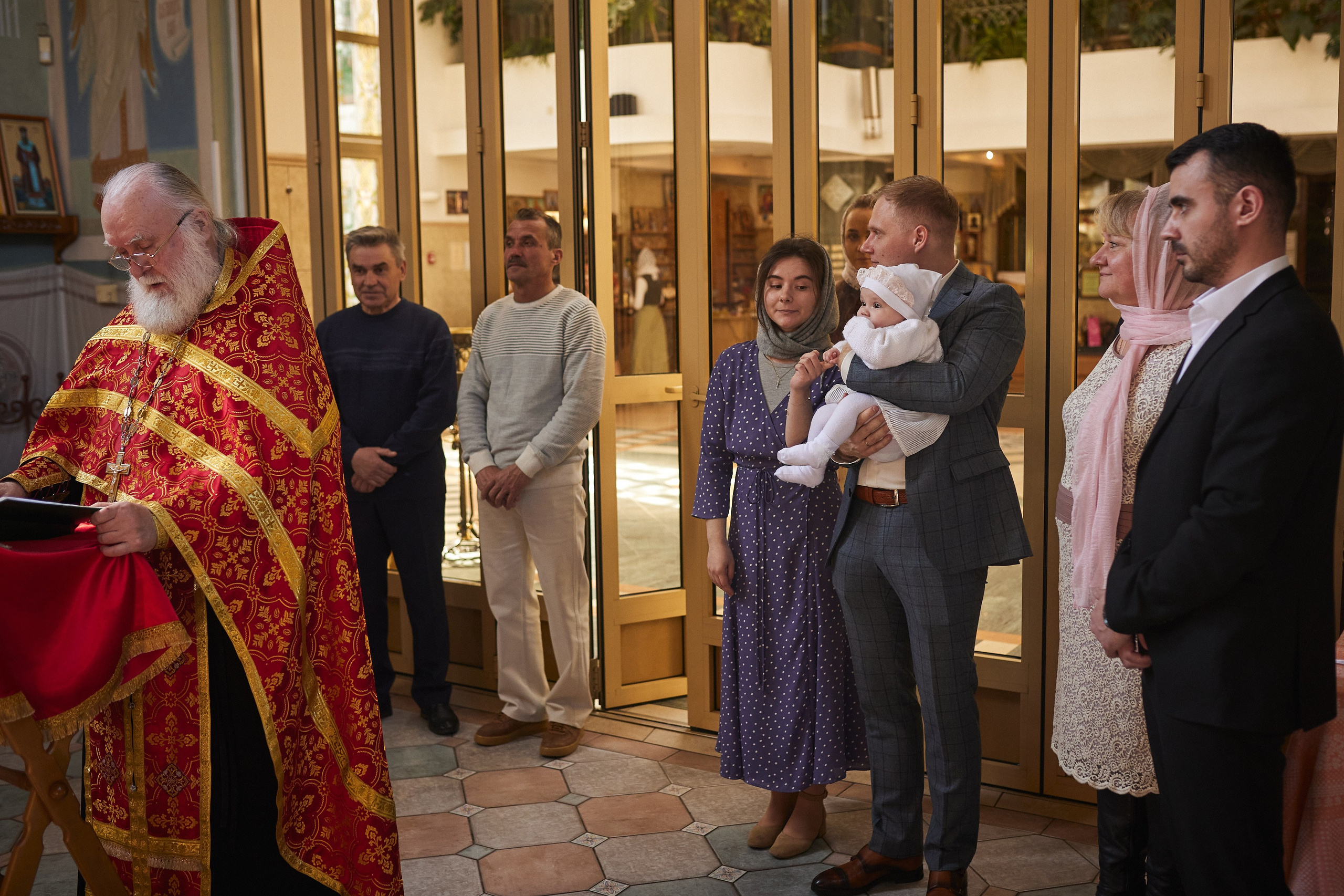 Фотосессия таинства крещения в Минске