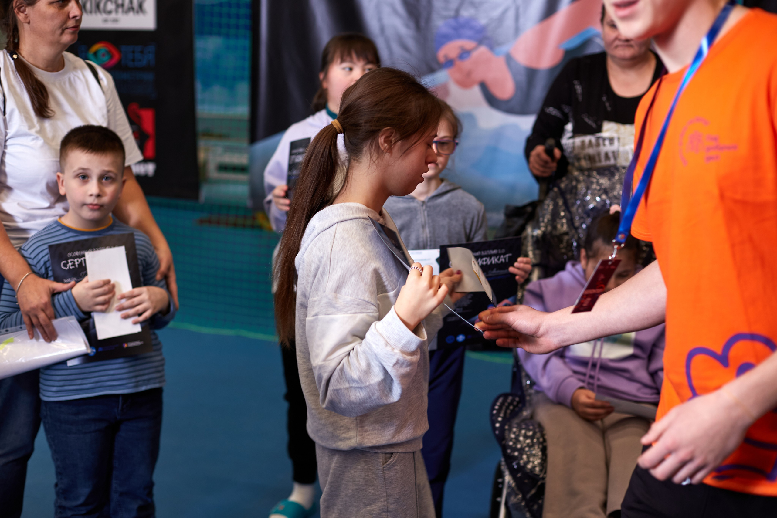 Особенный заплыв, Аксай, дворец спорта. Фотограф Зиновьев Михаил. Фотограф Зиновьев Михаил