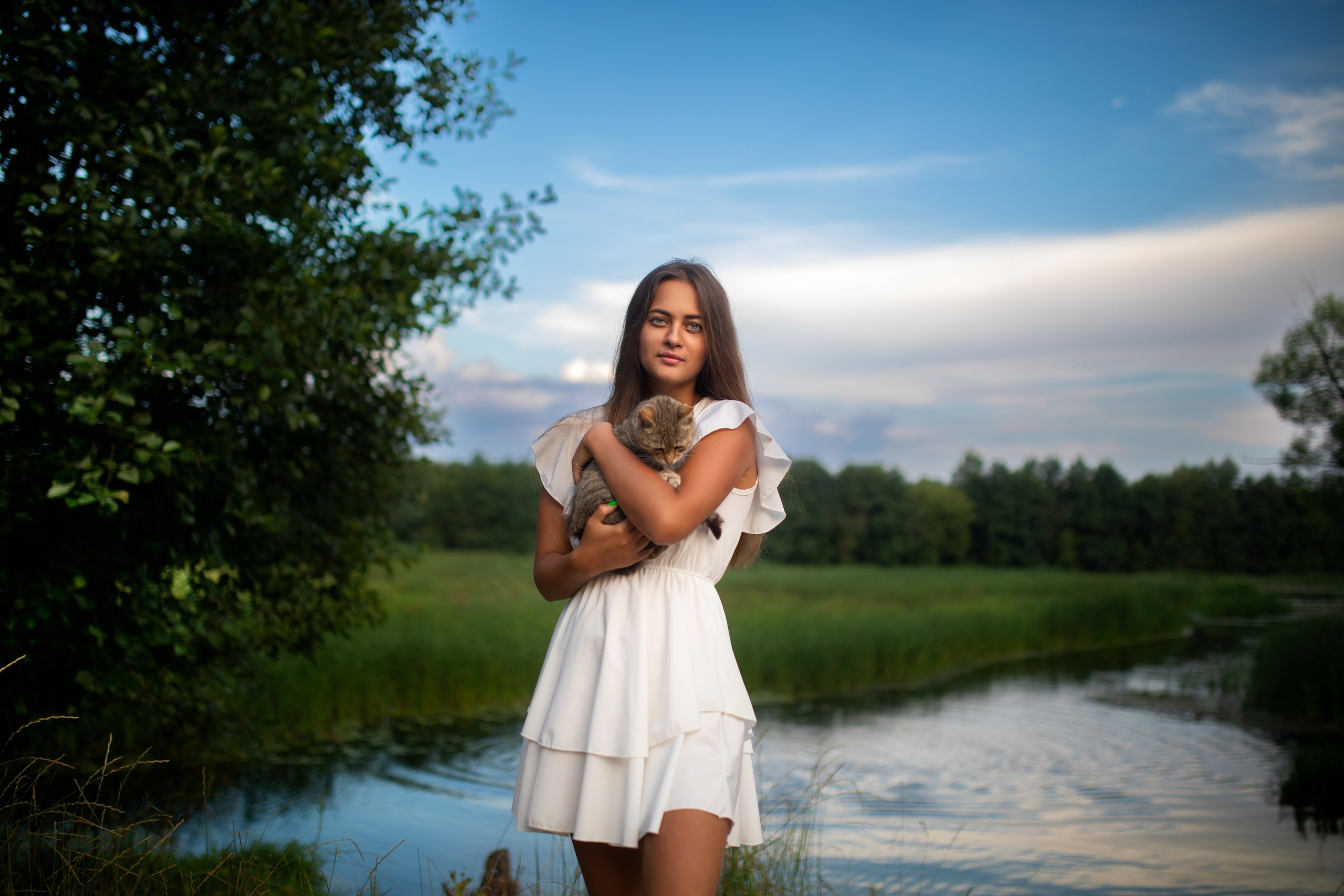 Фотосессия с Ольгой на природе в формате для «себя»