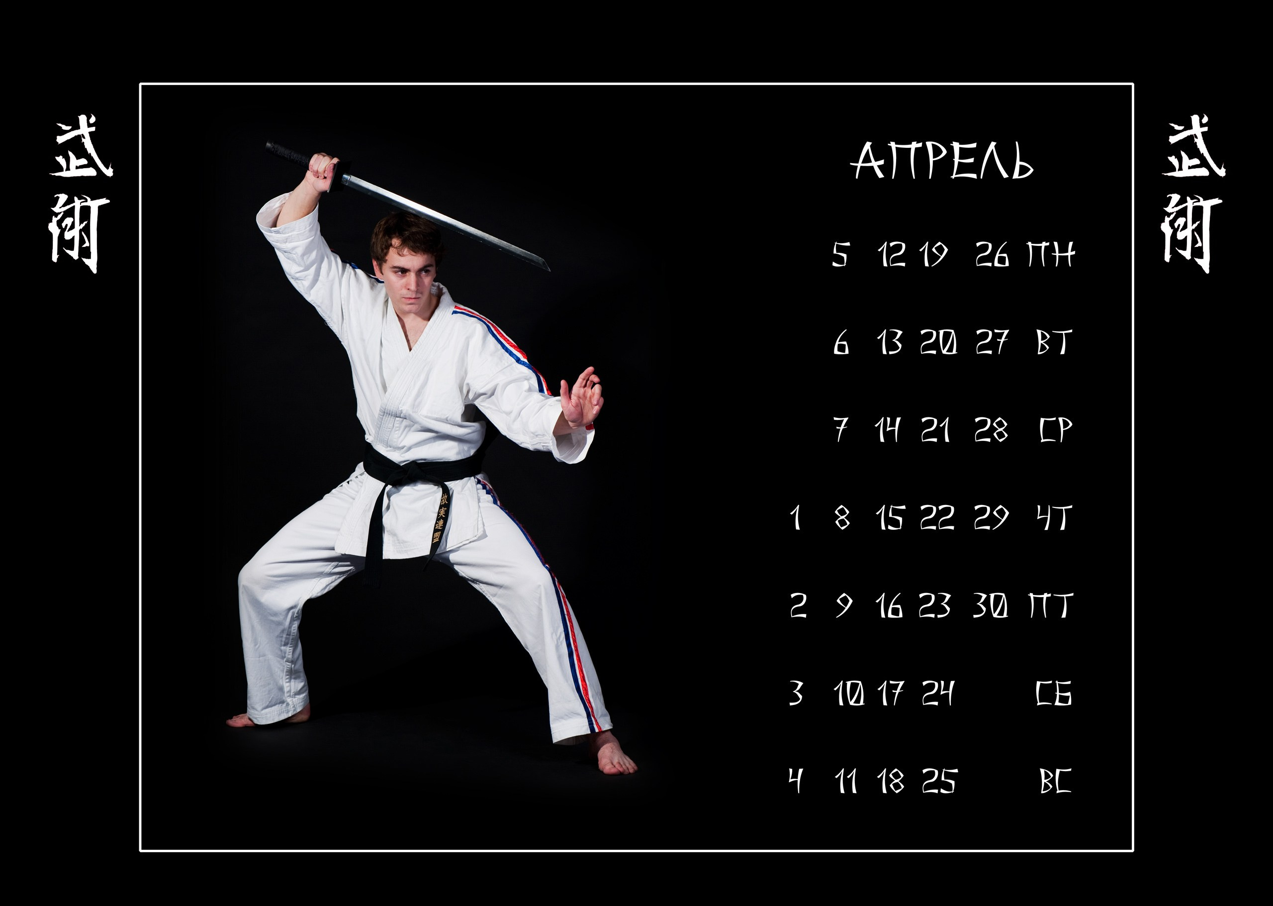 Календари 2010 г. Школа Боевых Искусств «МОН»