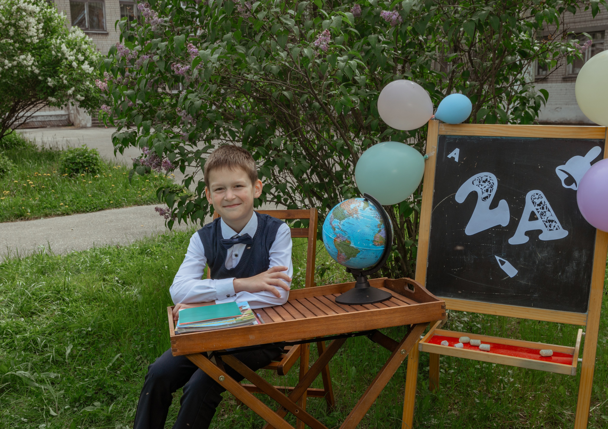 Школьная фотозона. Семейный и детский фотограф в Нижнем Новгороде