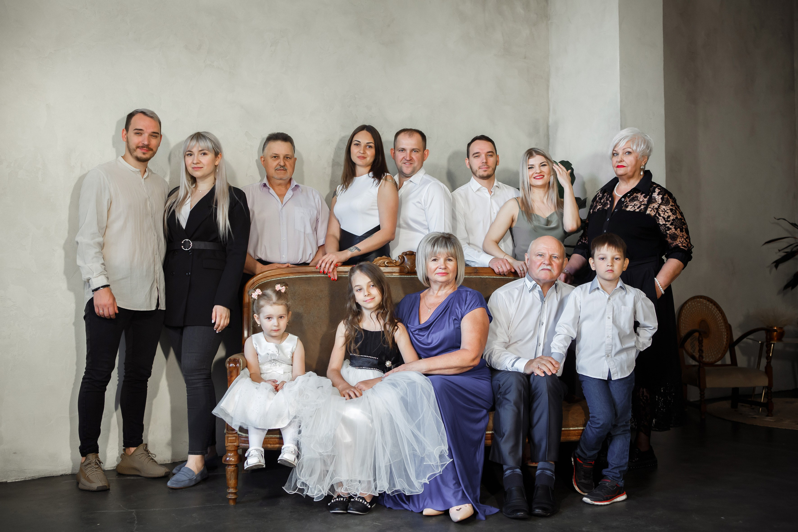 Очень большая семья, личные и парные портреты. Свадебный и портретный Фотограф в Липецке Дмитрий Котюков