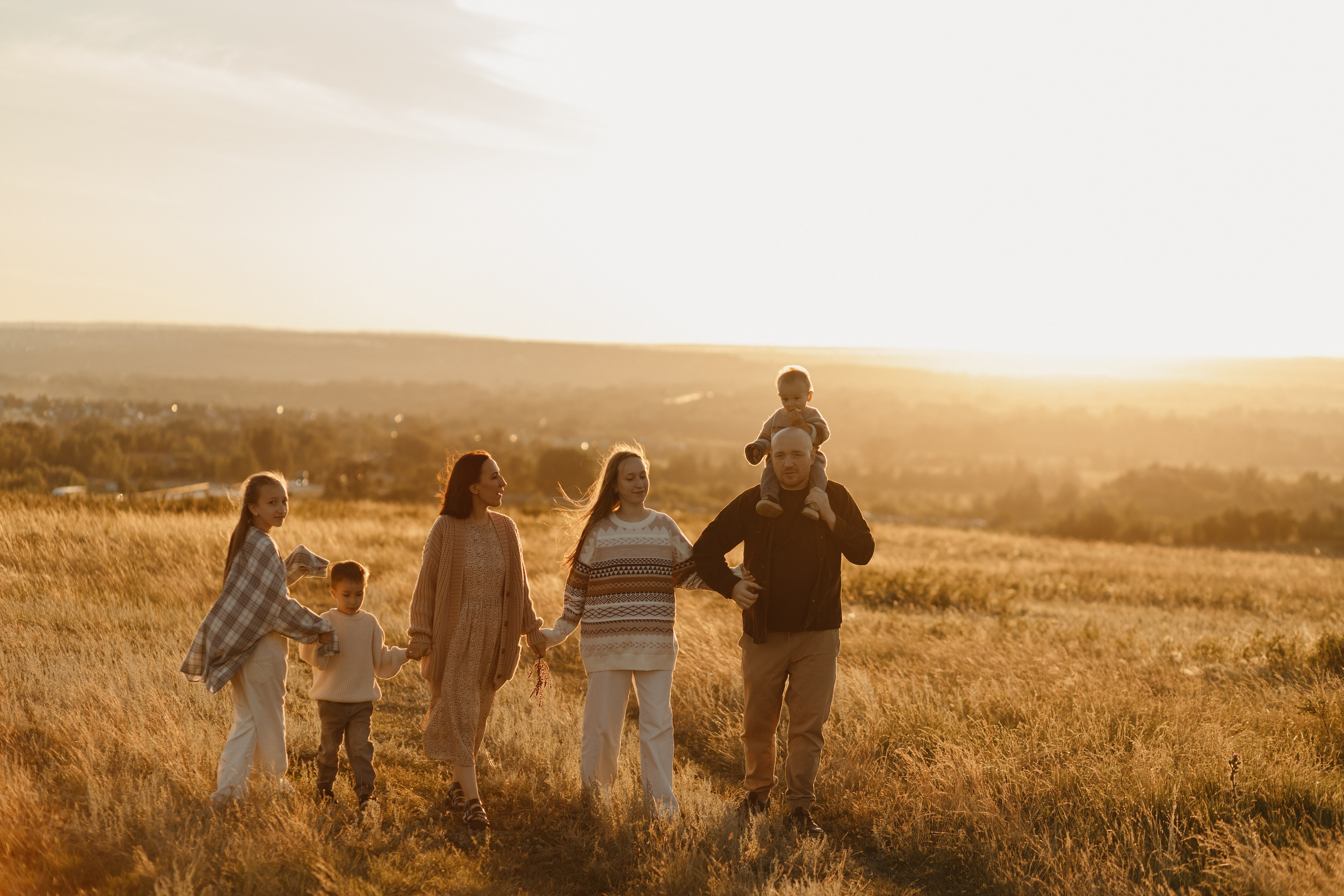 Саша, Лиля, Лолита, Амалия, Герман, Роберт и Рикки. Семейный фотограф в Москве Валерия Мясникова