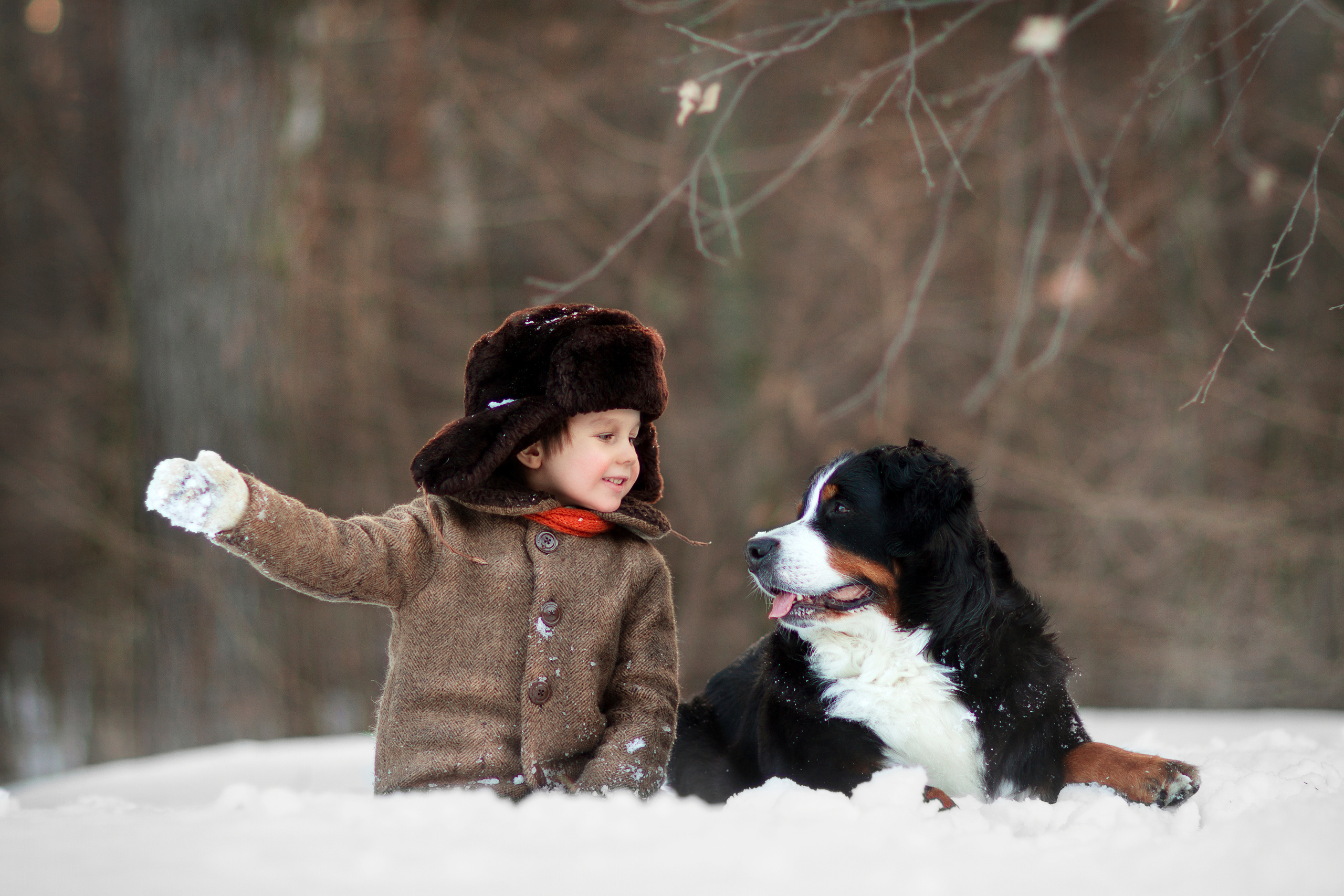 Фотосессия с животными в Москве. Детский и семейный фотограф в Москве Лина Левина