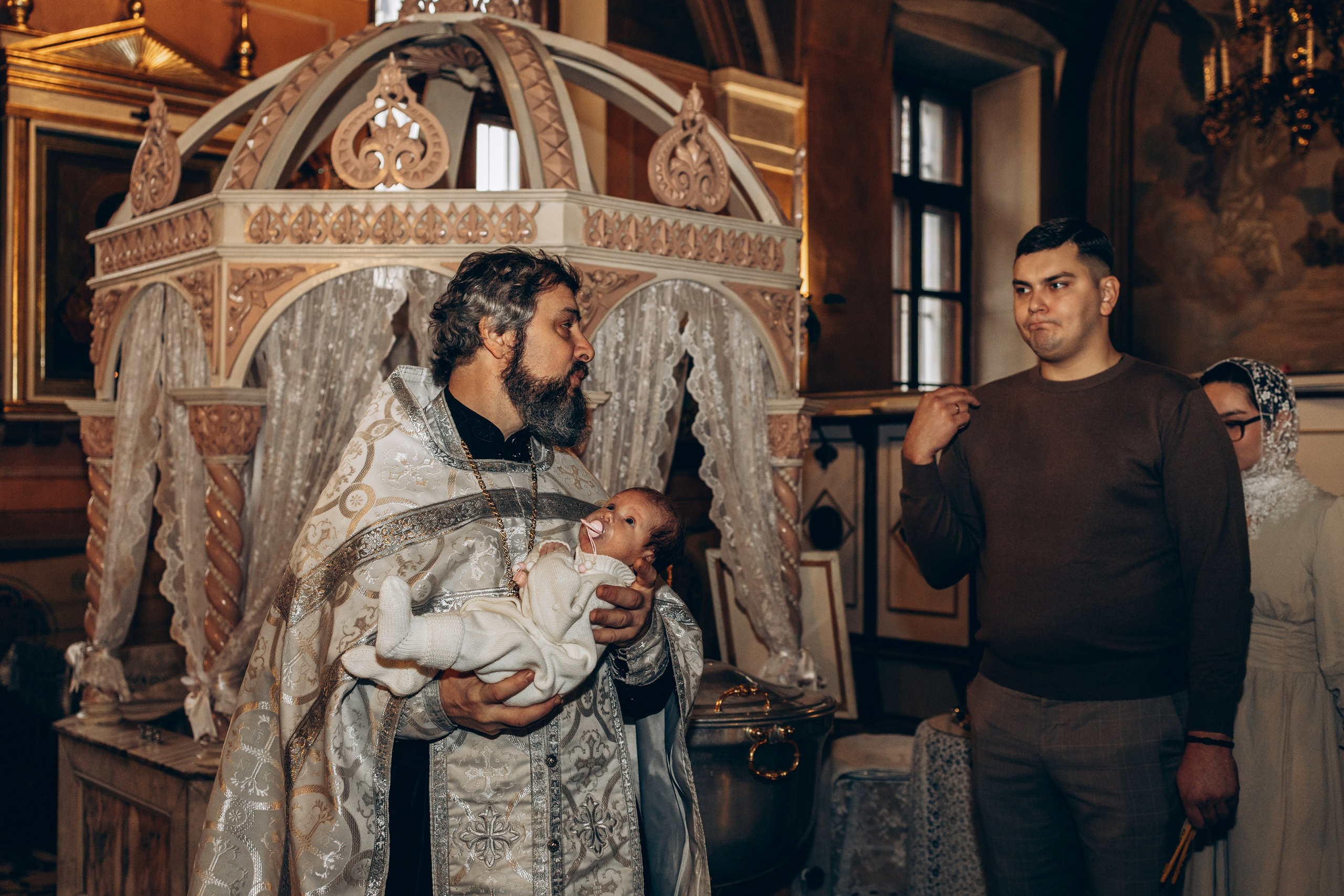 Крещение в Храме Воскресения Словущего в Даниловской Слободе. Главная