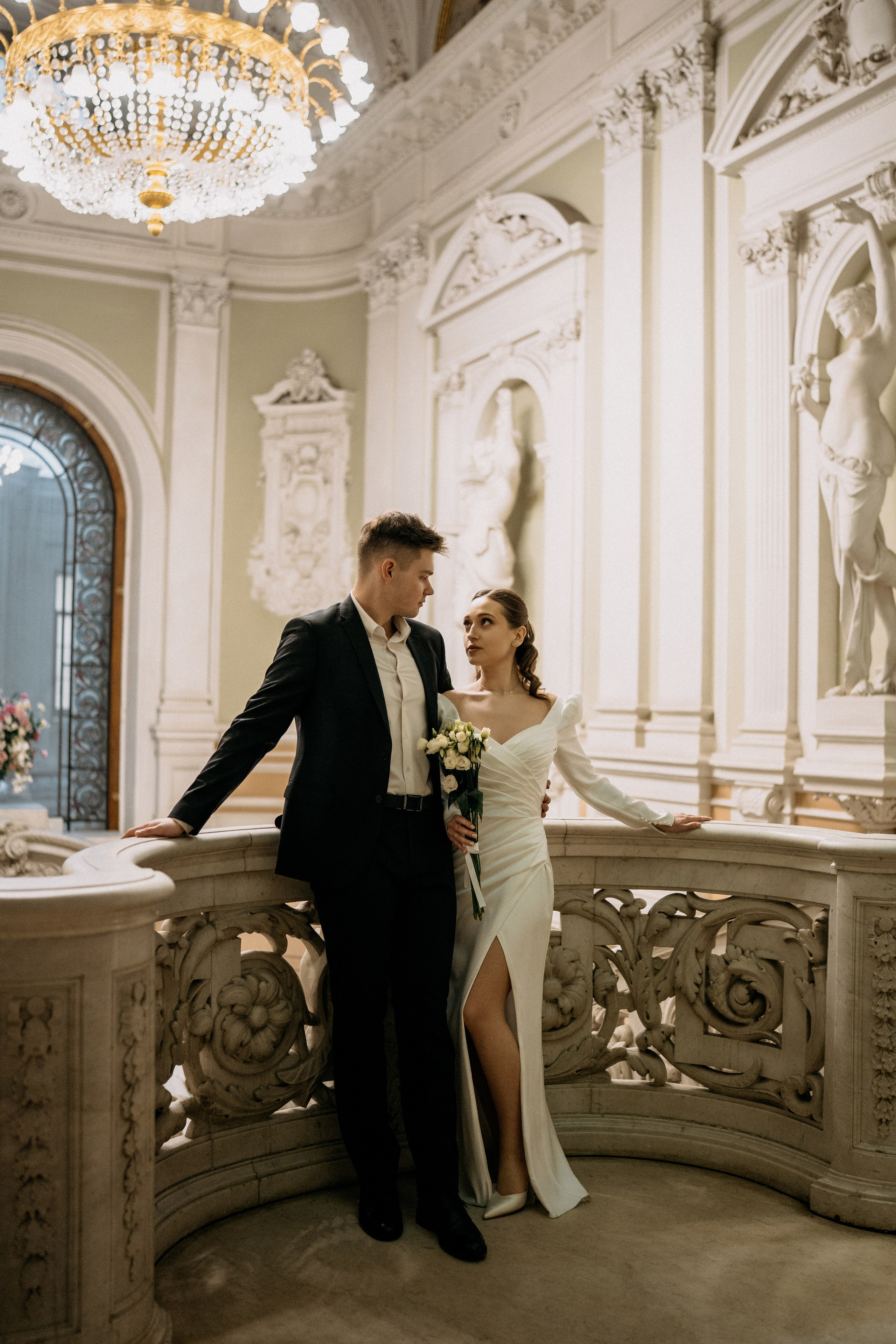 Свадебная фотосессия в Санкт-Петербурге. Федосова Елизавета - свадебный фотограф СПб. Фотосессия Дворец Бракосочетания №1