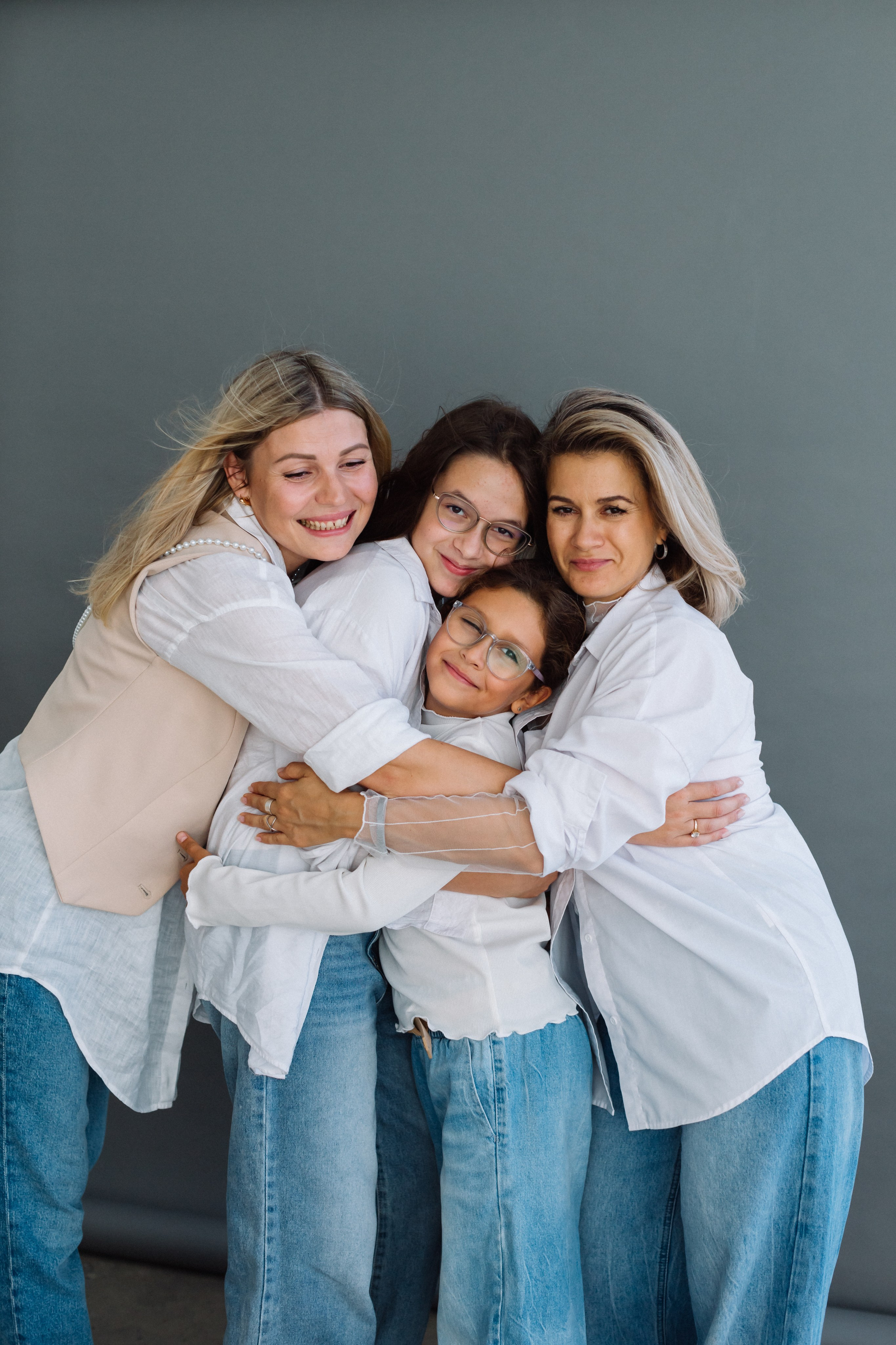 большая семья фотосессия новосибирск фотограф студия семейный детский 