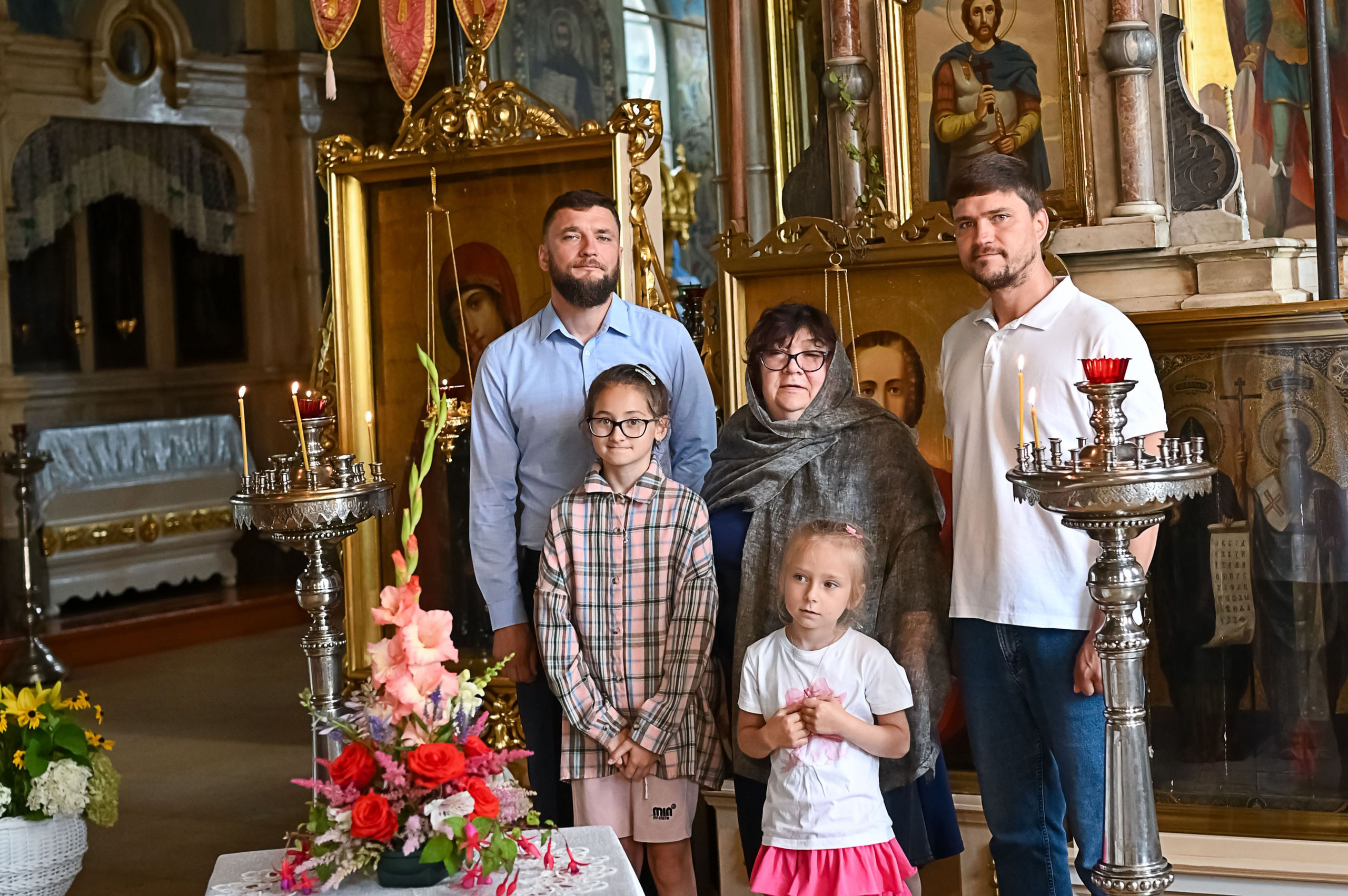 Крещение Владимира, Полины Вероники. Семейный фотограф в г. Воскресенск Наталия Молева