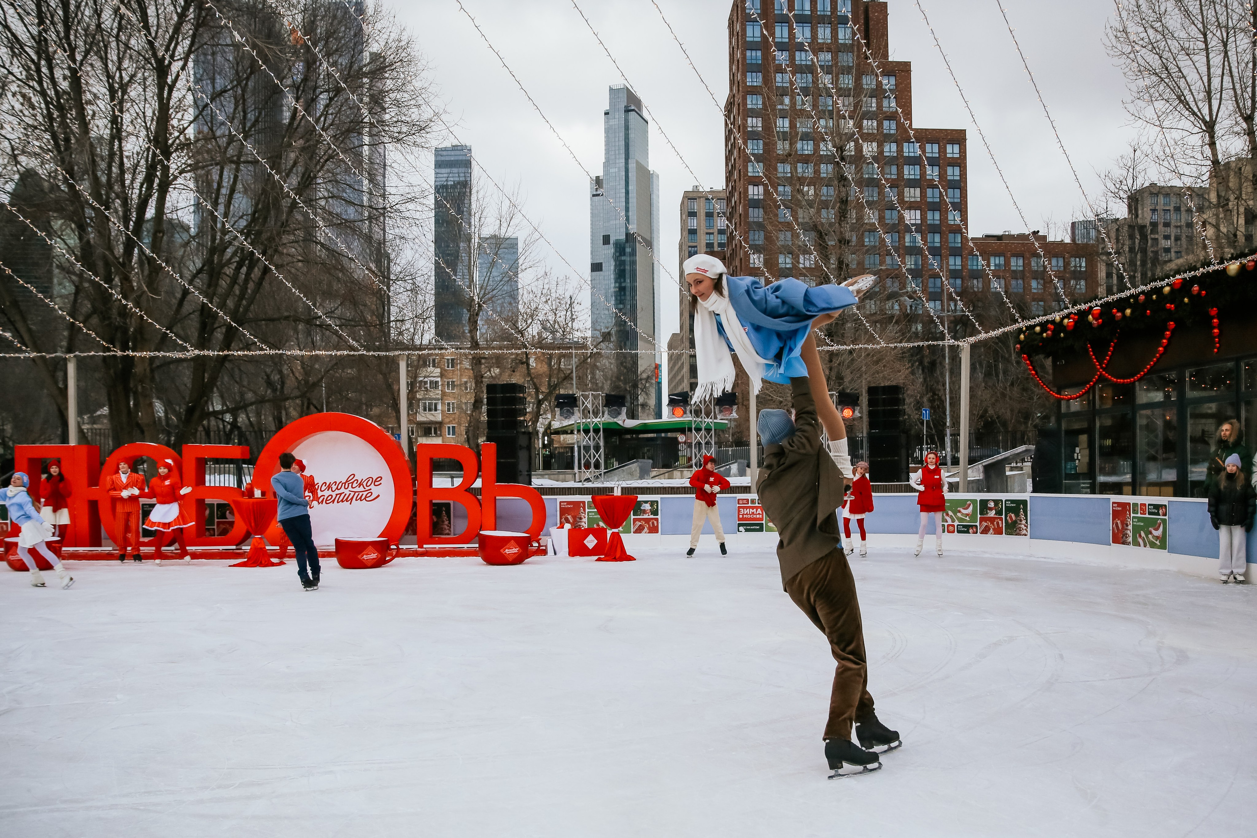 Ледовое шоу Сити каток Московское Чаепитие. Фотограф и видеограф Анна Домашенко