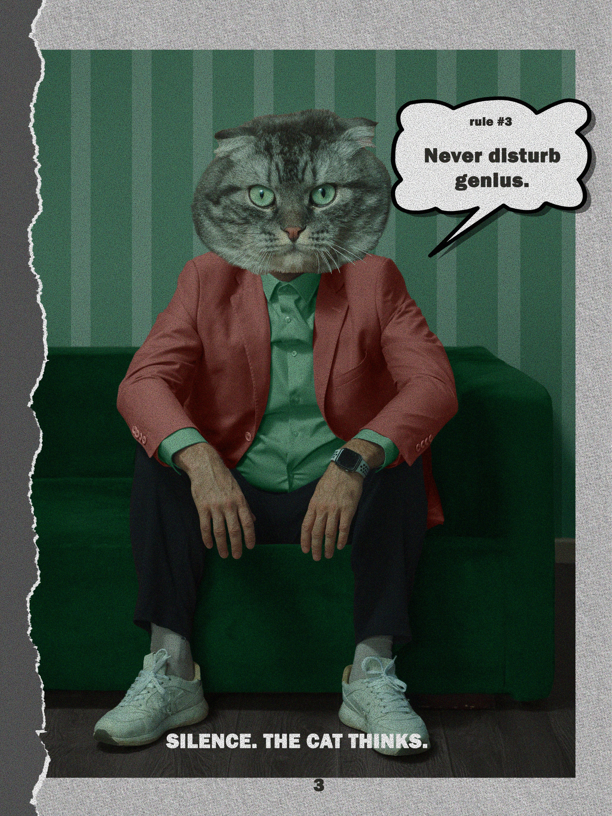 Comics «Obey the cat». MARINA MANUCHARIAN