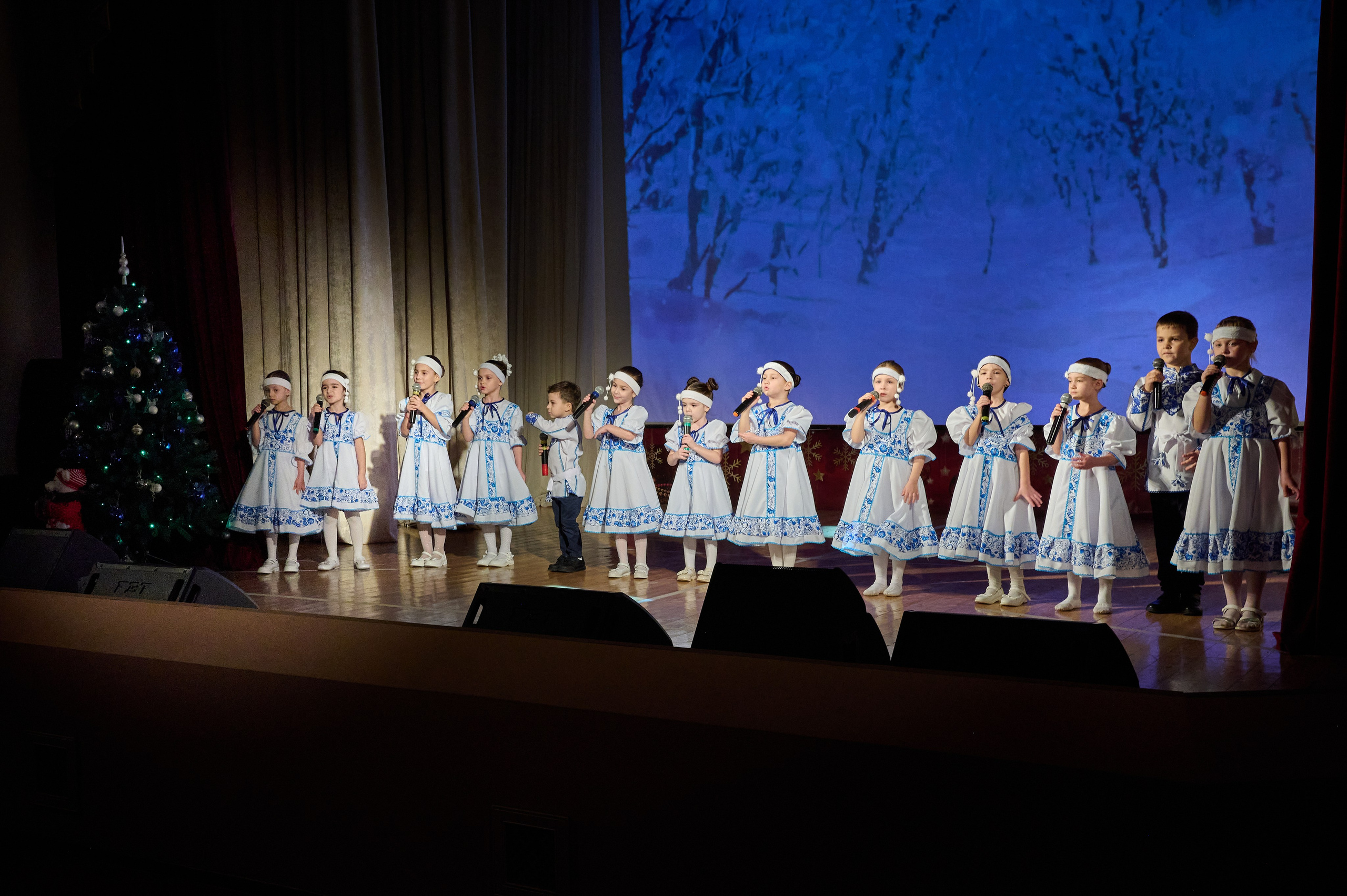Новогодний концерт. Жизнь курорта Кабардинка в фотографиях