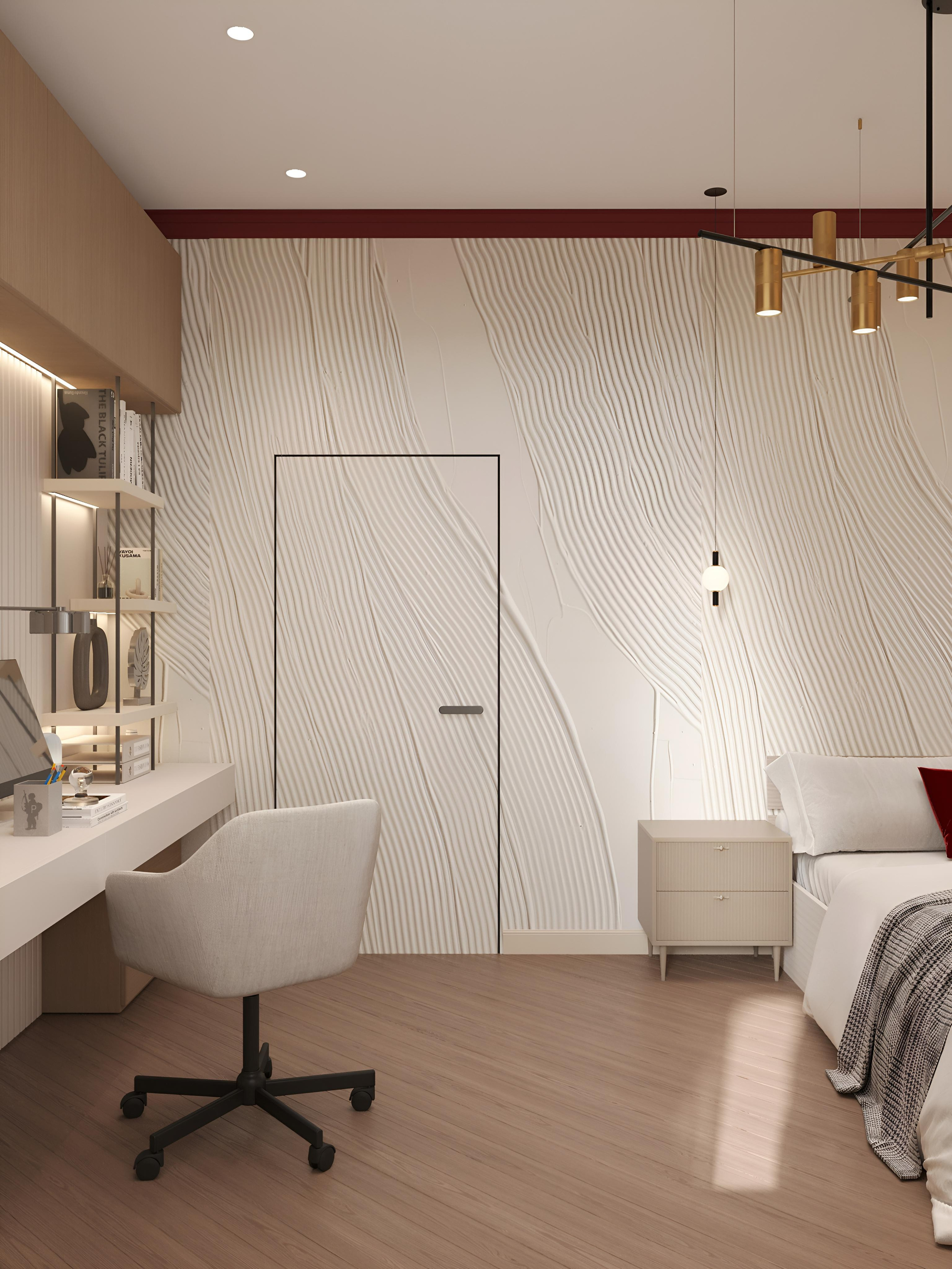 Спальня для девушки. 3D Визуализация интерьеров жилых и коммерческих помещений