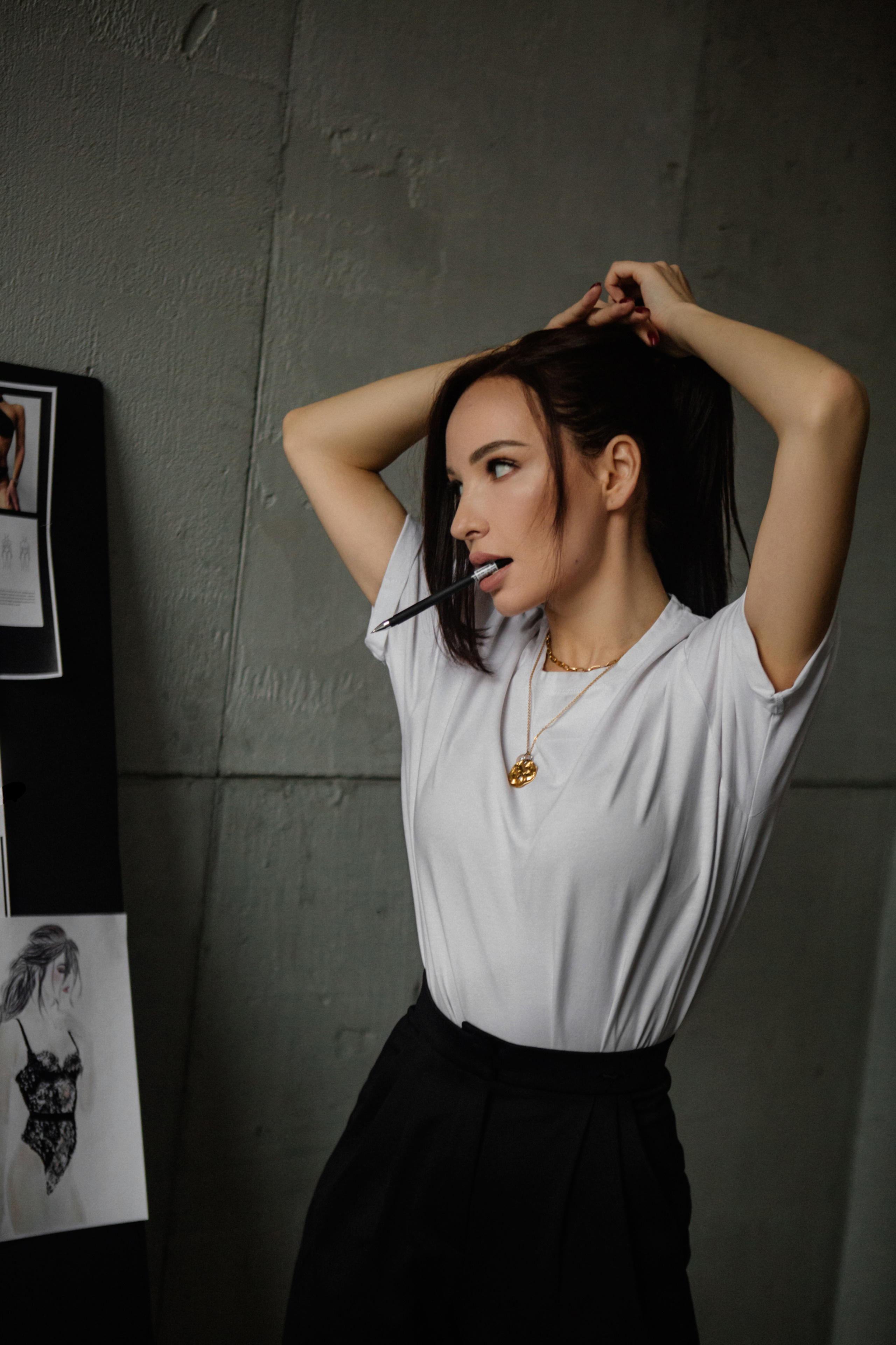 Brand портрет и контент съемка для дизайнера нижнего белья. Фотограф Бурнашкина Натали Москва