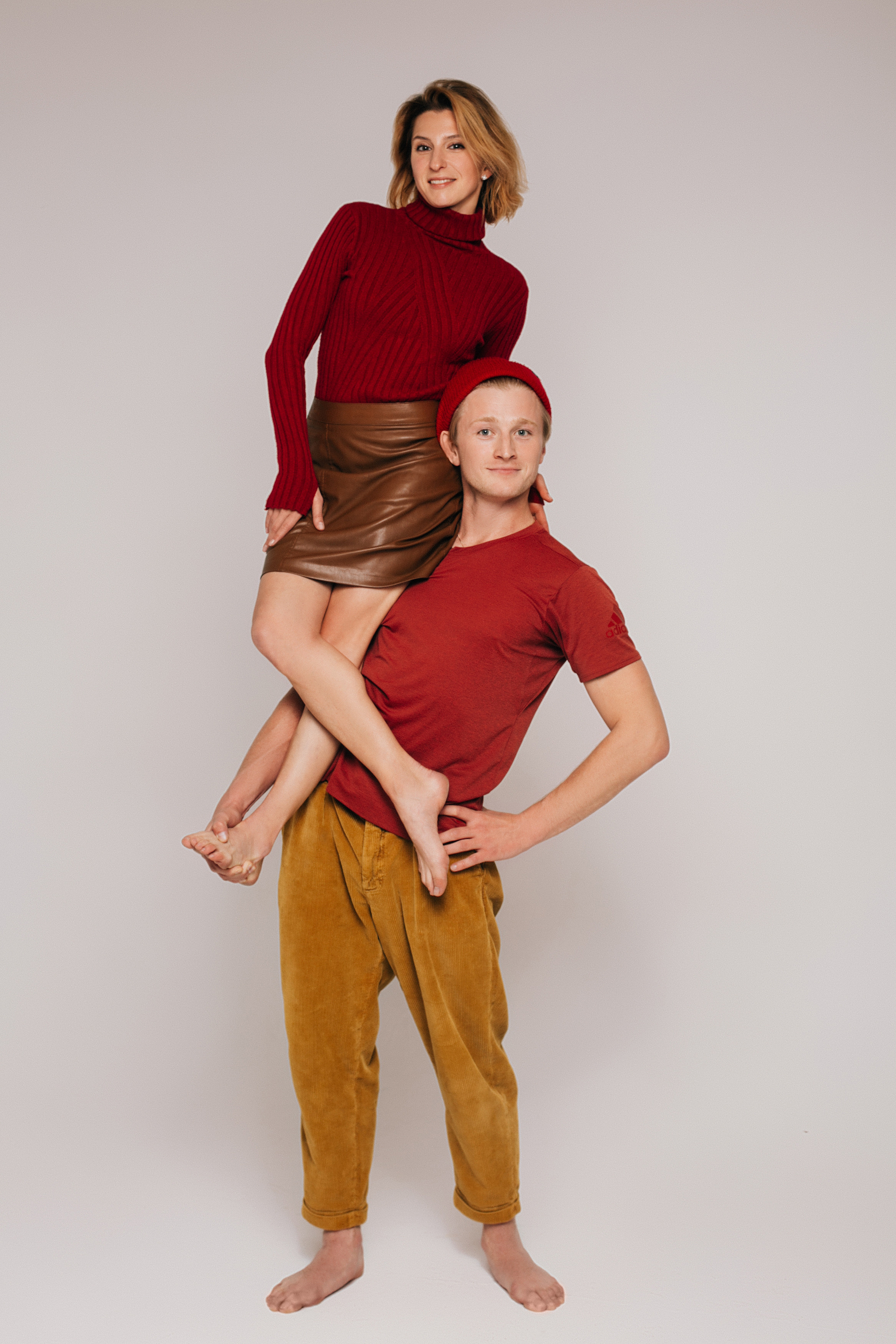 Актер Вячеслав Чепурченко и фигуристка Яна Хохлова " Ледниковый период». Фотограф Бурнашкина Натали Москва