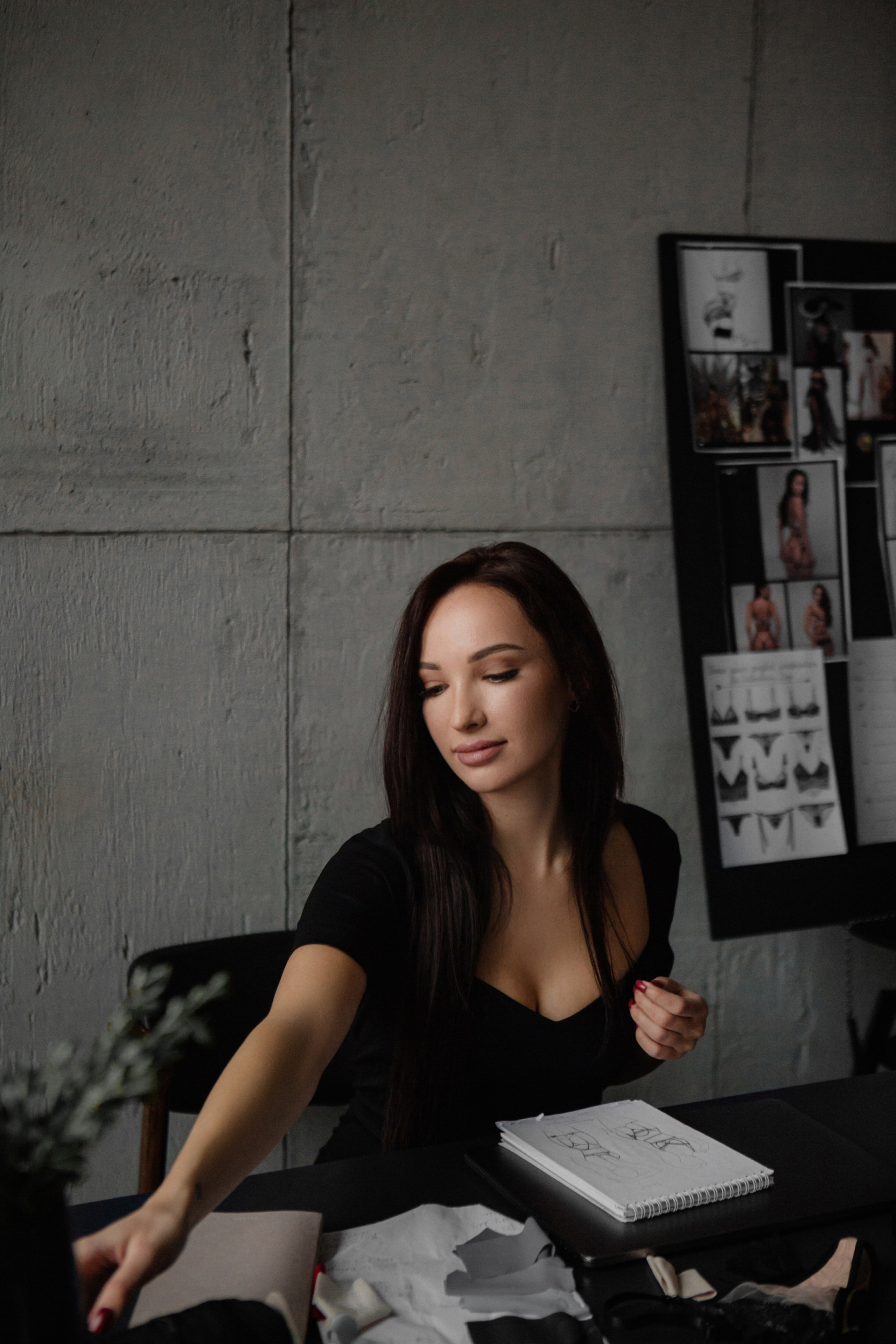 Brand портрет и контент съемка для дизайнера нижнего белья. Фотограф Бурнашкина Натали Москва