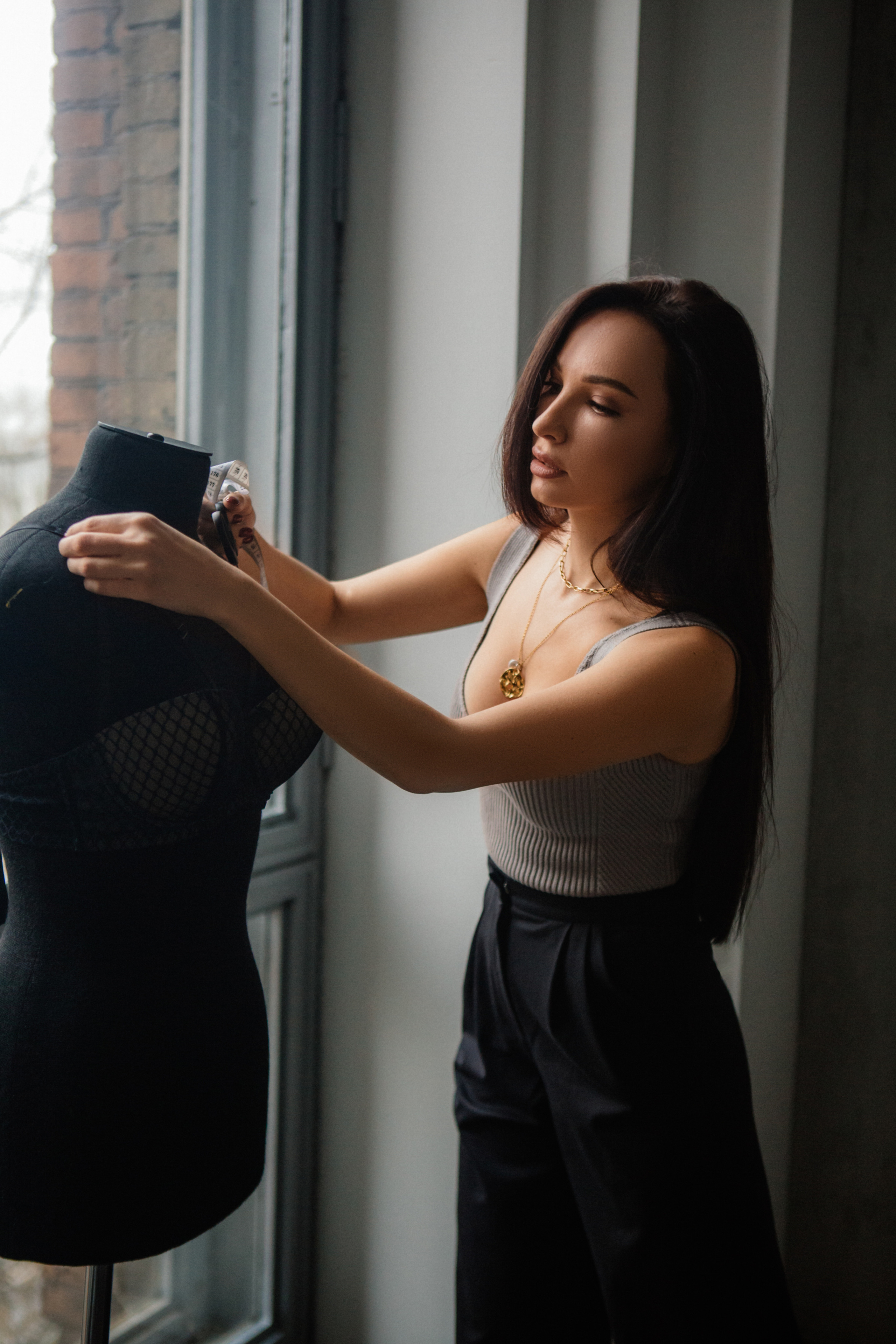 Brand портрет и контент съемка для дизайнера нижнего белья. Фотограф Бурнашкина Натали Москва