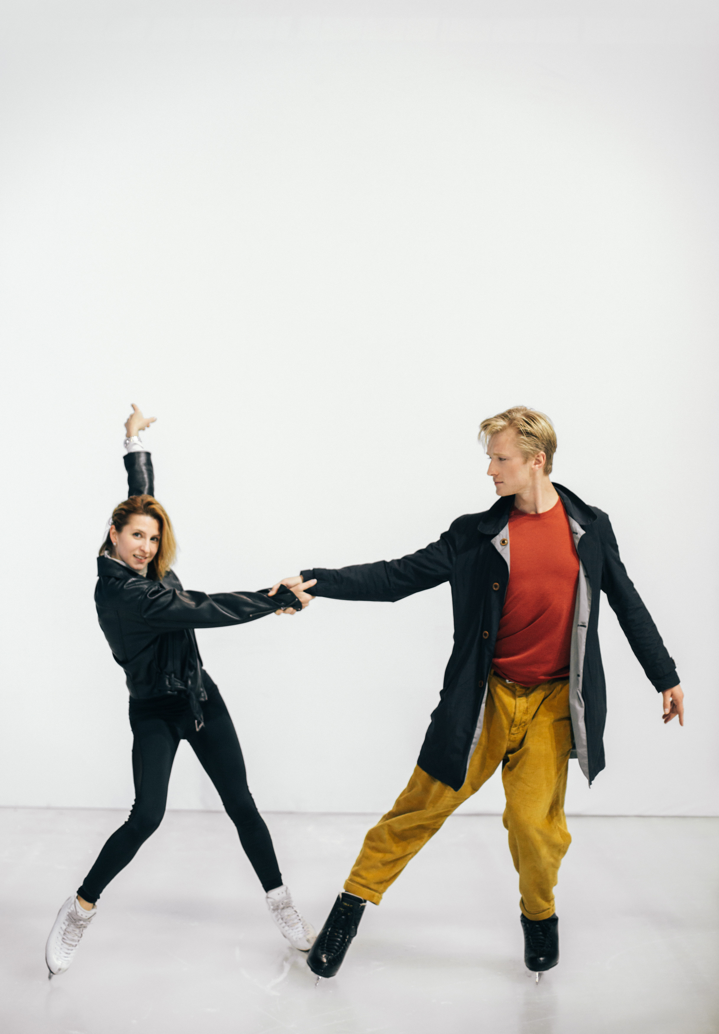 Актер Вячеслав Чепурченко и фигуристка Яна Хохлова " Ледниковый период». Фотограф Бурнашкина Натали Москва