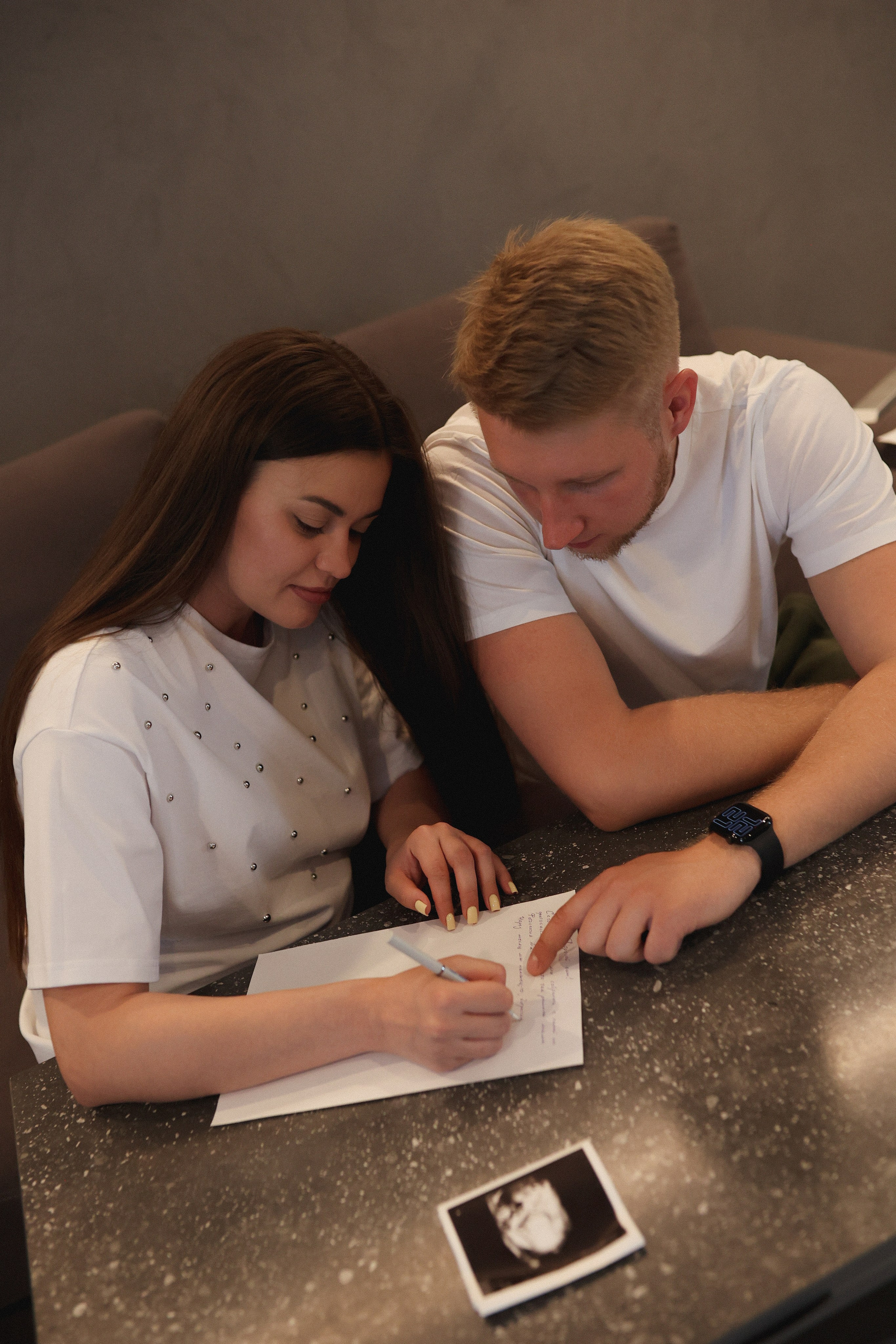 Семья Насти, Илья и животика. Фотограф Самара Лена Мандарин