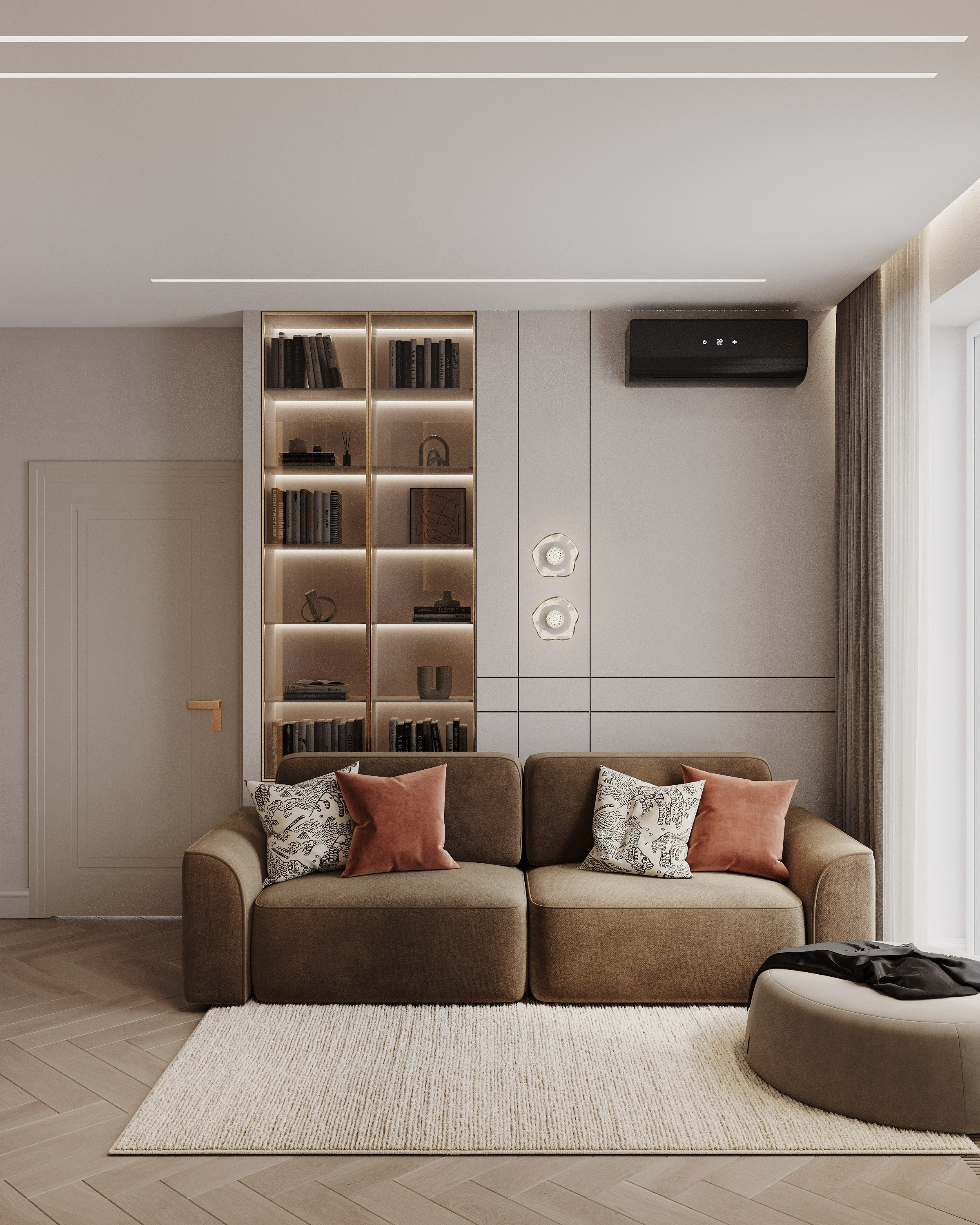 ЖК Наука 73 кв.м, г. Санкт-Петербург. 3d визуализатор Анастасия Науменко