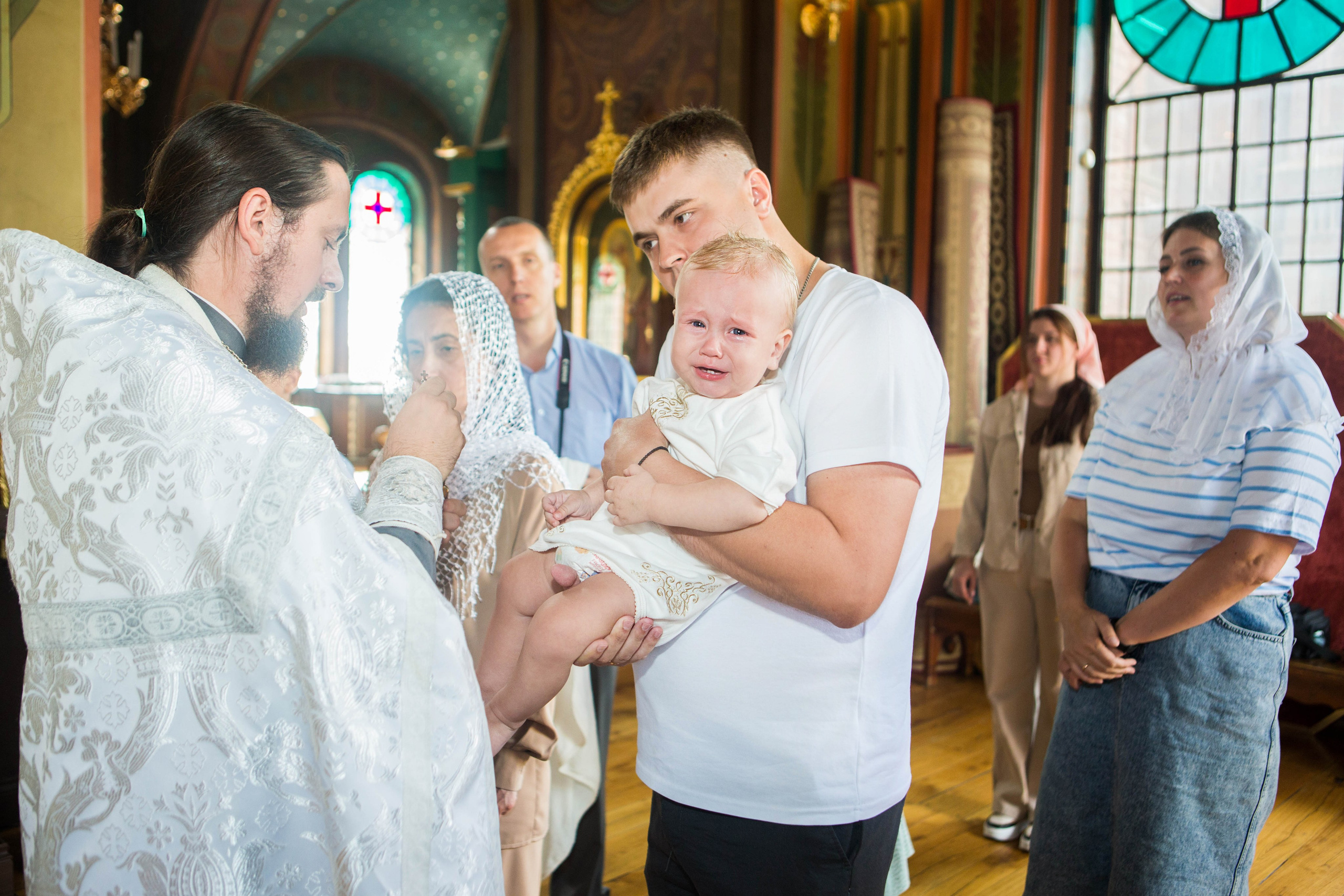 Крещение Юрия. Свято-Троицкий Собор. Свадебный семейный и детский фотограф в Краснодаре Карина Федоровская