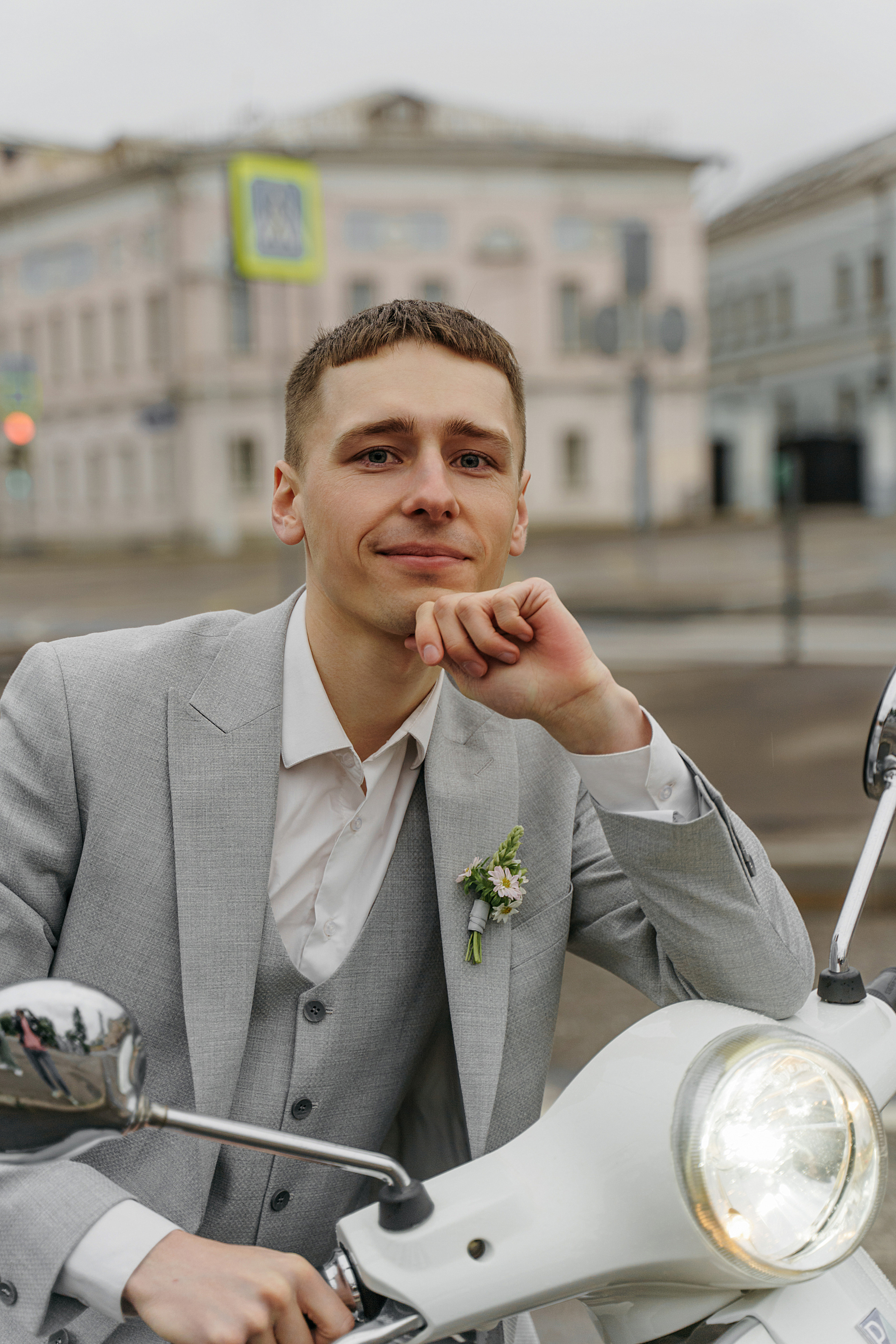 Свадьба на мопеде (Мини фотосессия). Свадебный фотограф