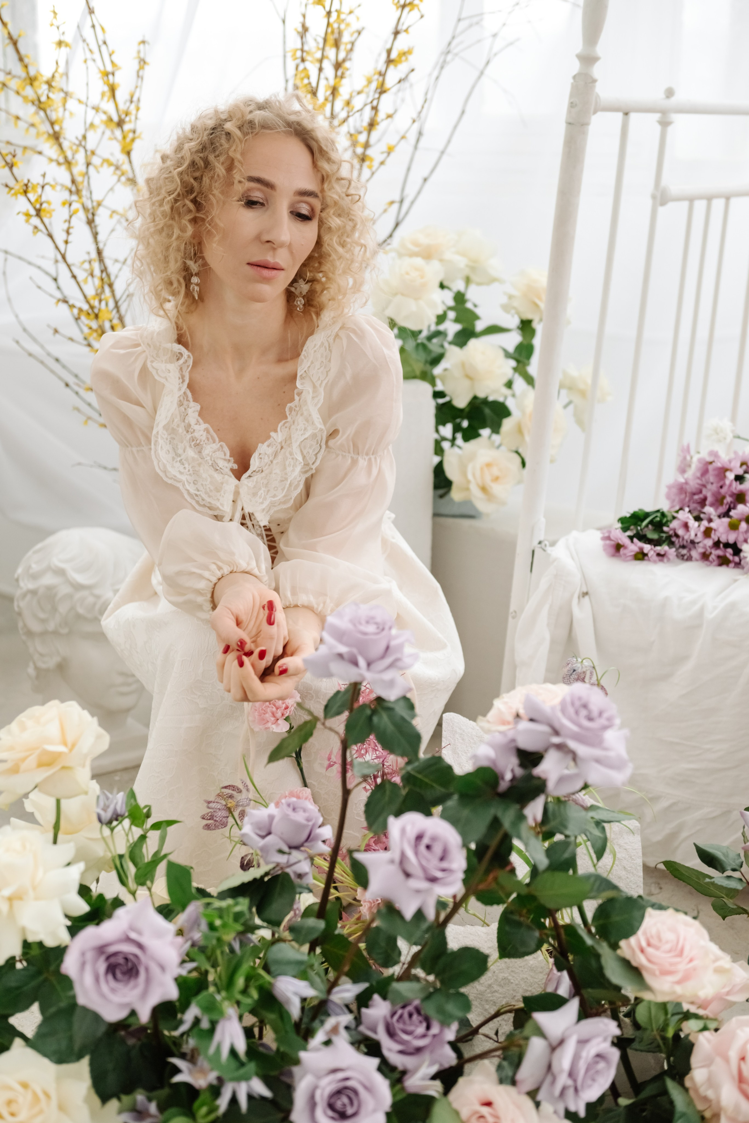 Индивидуальная. Цветочное настроение. Свадебный и сеейный фотограф в Санкт-Петербурге Елена Худякова