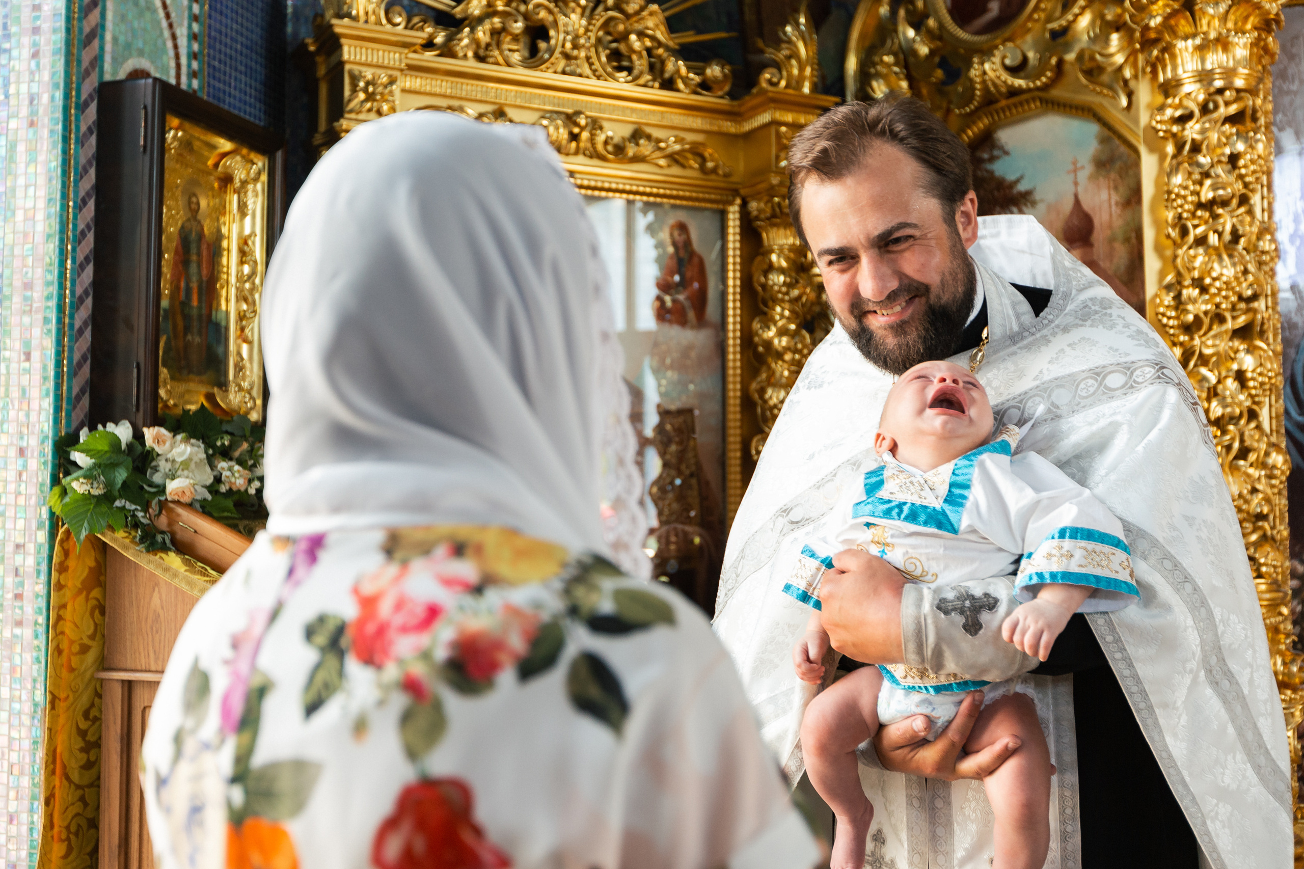 Крестины Максима. Свадебный и портретный фотограф в Королёве Сергей Чихарев