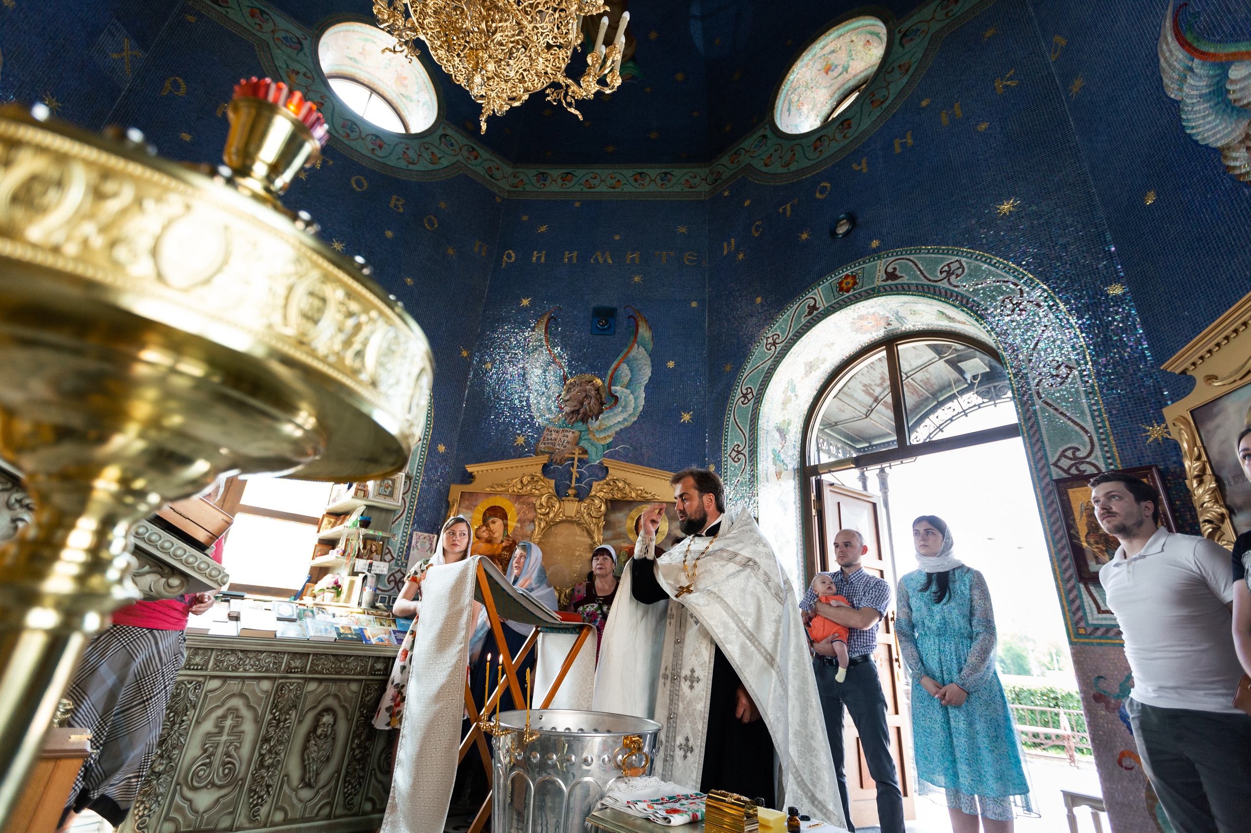 Крестины Максима. Свадебный и портретный фотограф в Королёве Сергей Чихарев