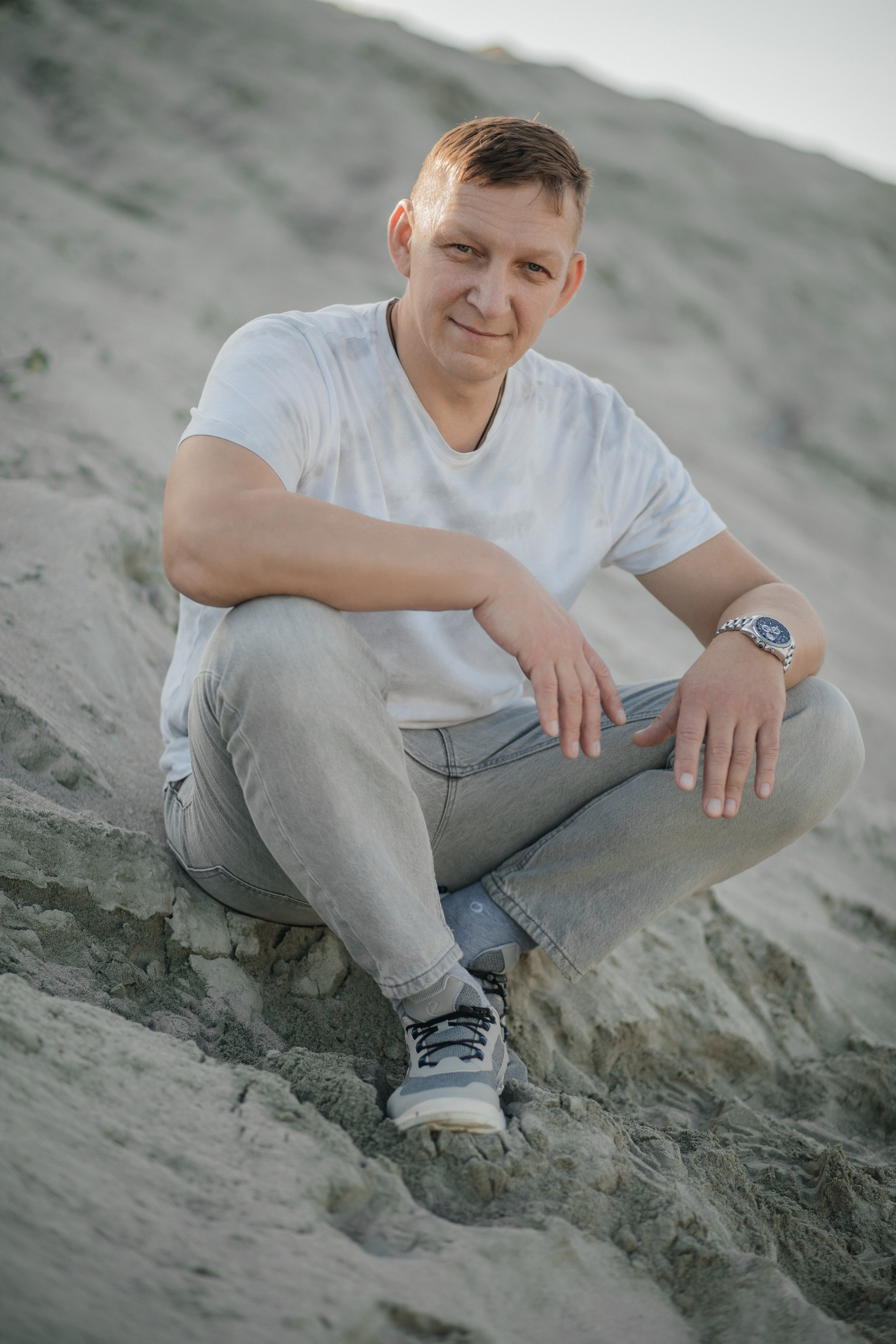 Семейная фотосессия в песках. Свадебный и семейный фотограф Ибрагимова Мария из Екатеринбурга