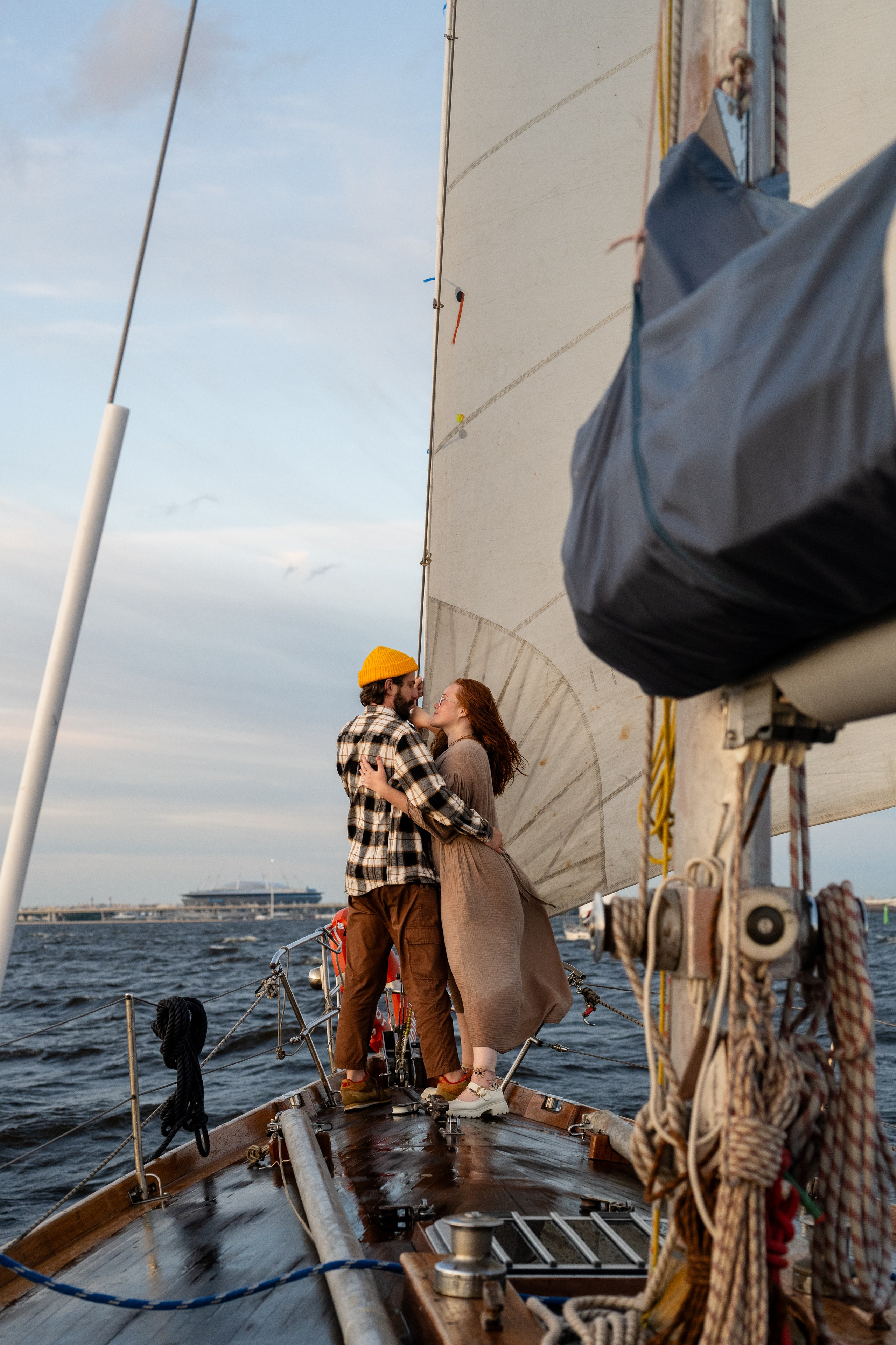 Даниил и Виктория. Яхта. Свадебный и семейный фотограф в СПб Валерия Фомичева