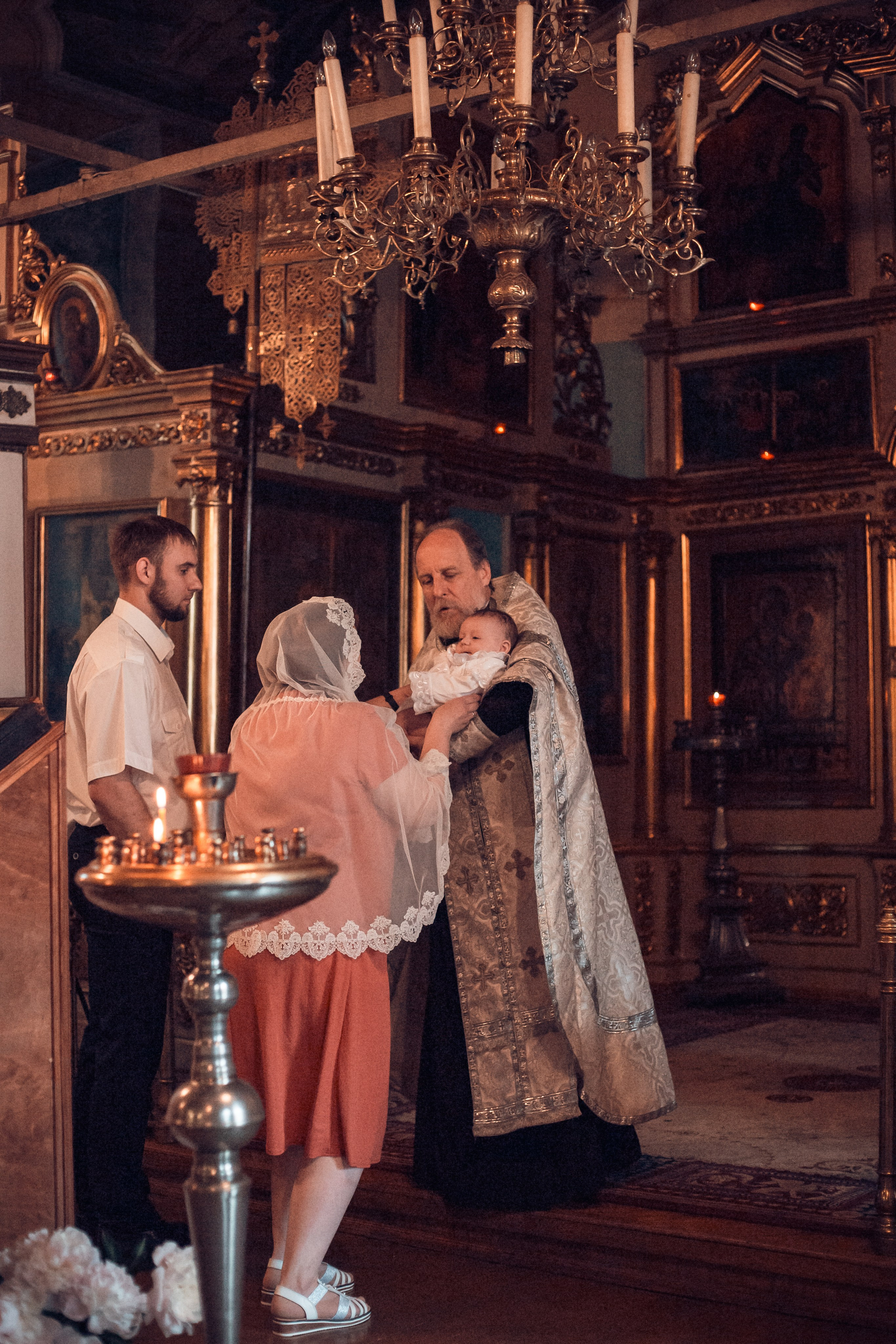 Крещение Артемия в Георгиевской церкви Калуги