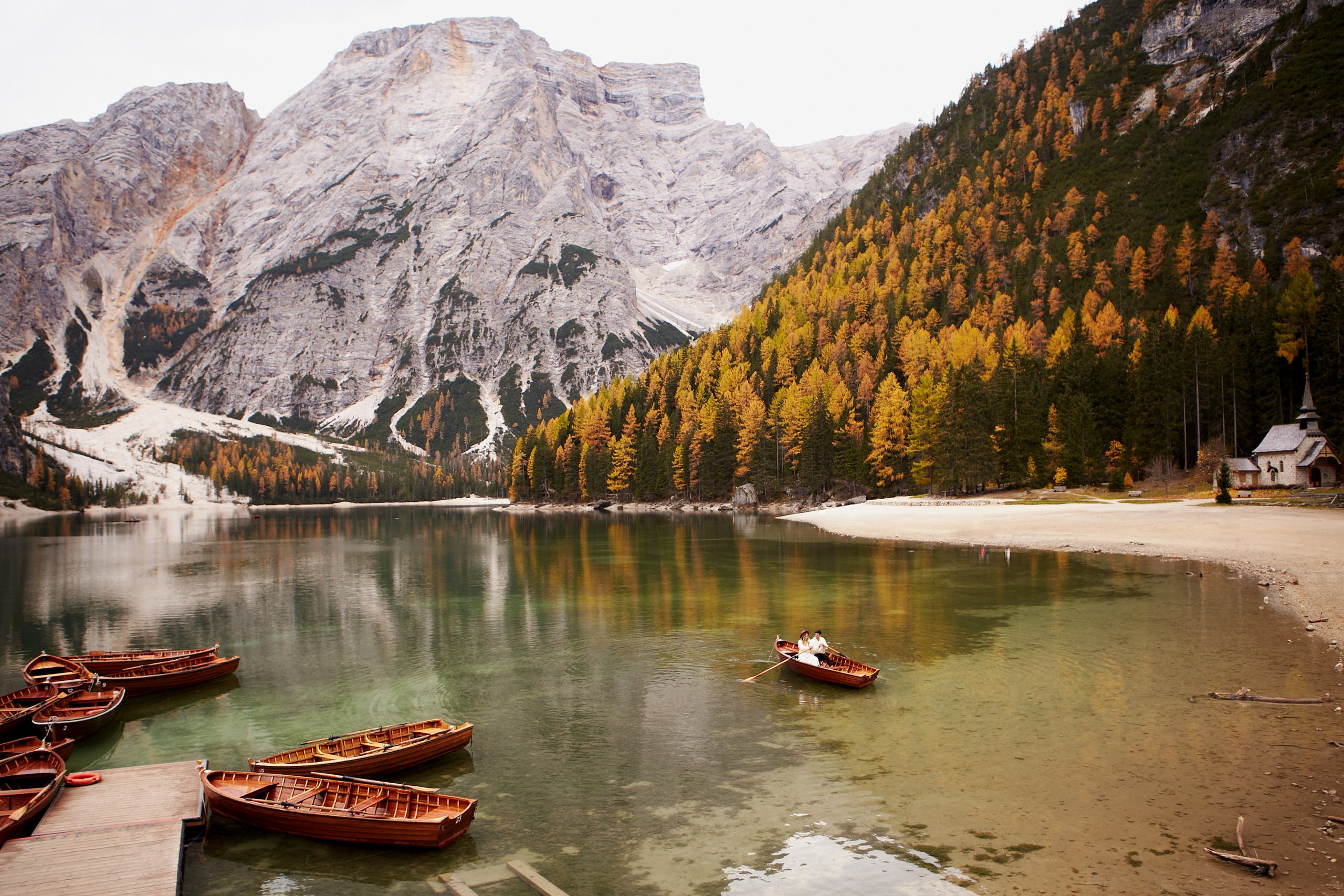 Angela & Mattia |Italy, Lago Di Braies. Свадебный фотограф