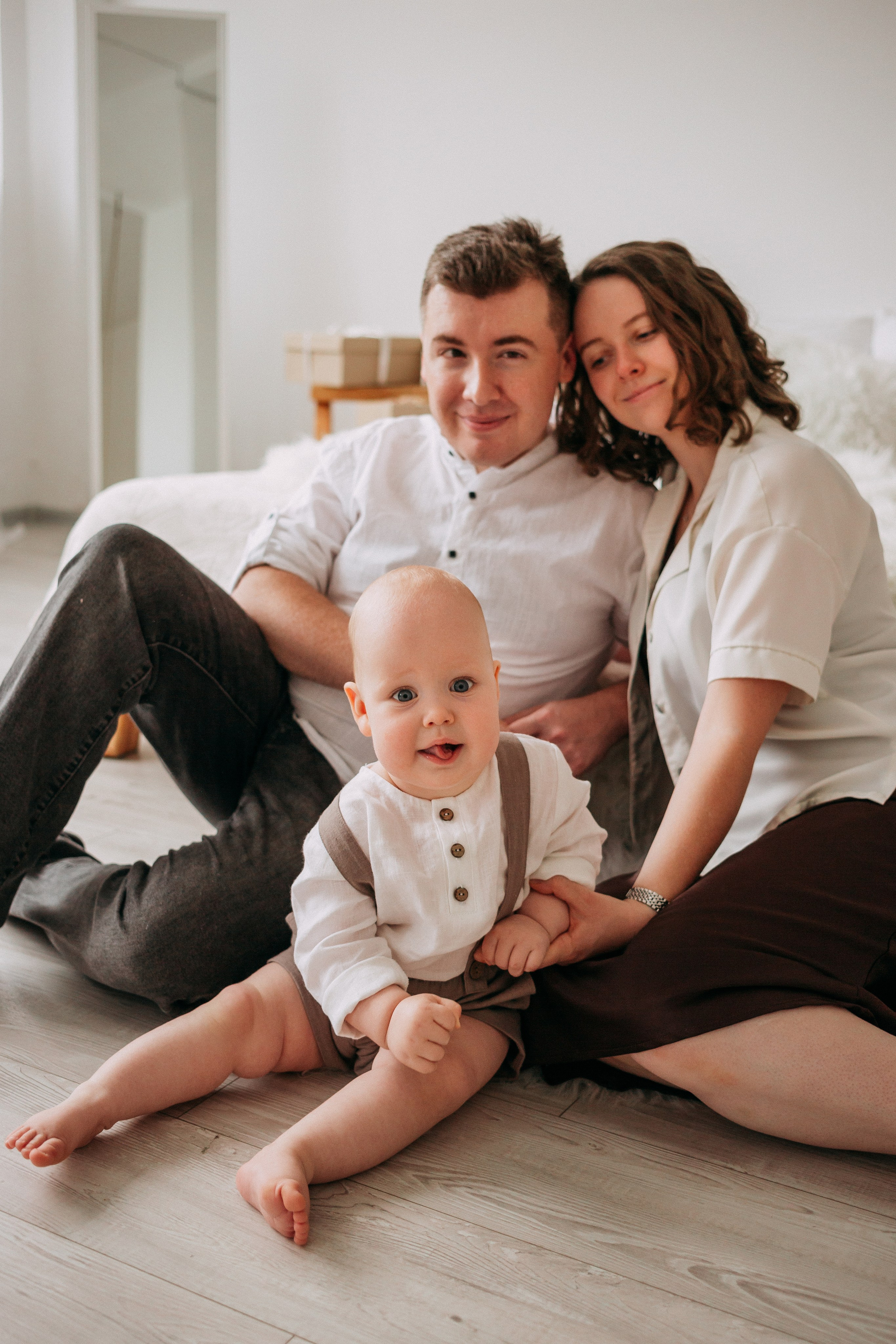 Семейная новогодняя фотосессия. Фотограф в Санкт-Петербурге Гарипова Валерия