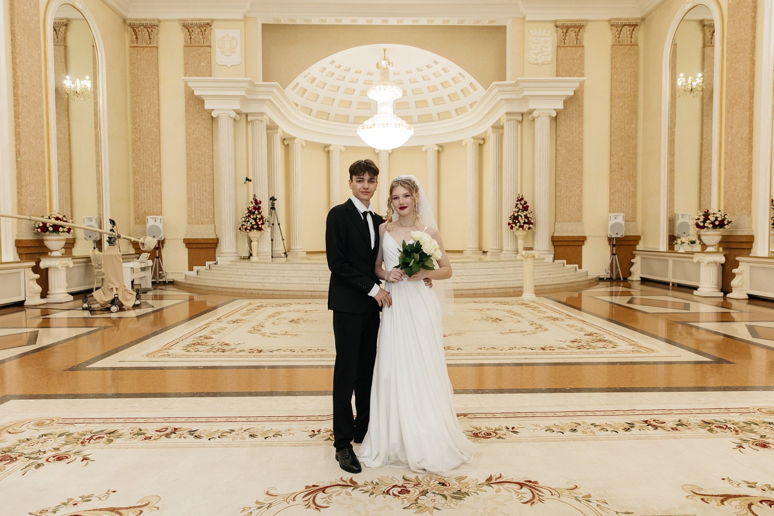 Роспись в Екатерининском зале 04.02.2025. Свадебный и семейный фотограф Виолетта Сидельникова. Краснодар, Россия, Беларусь, Европа
