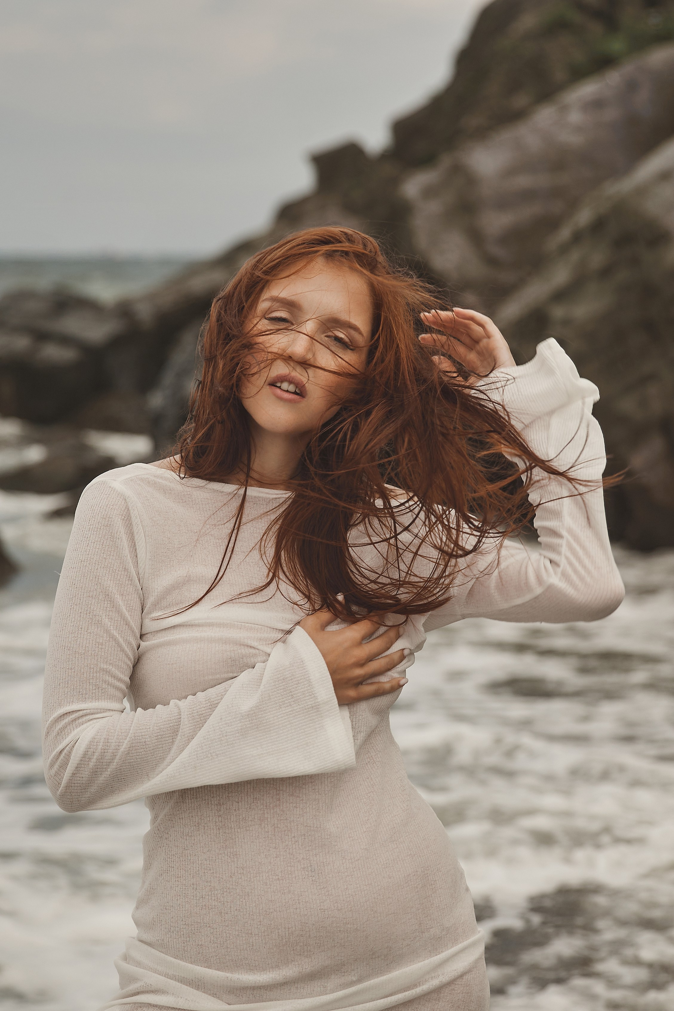 Анастасия_море. Фотограф женского портрета, беременности и материнства Харькова Елена