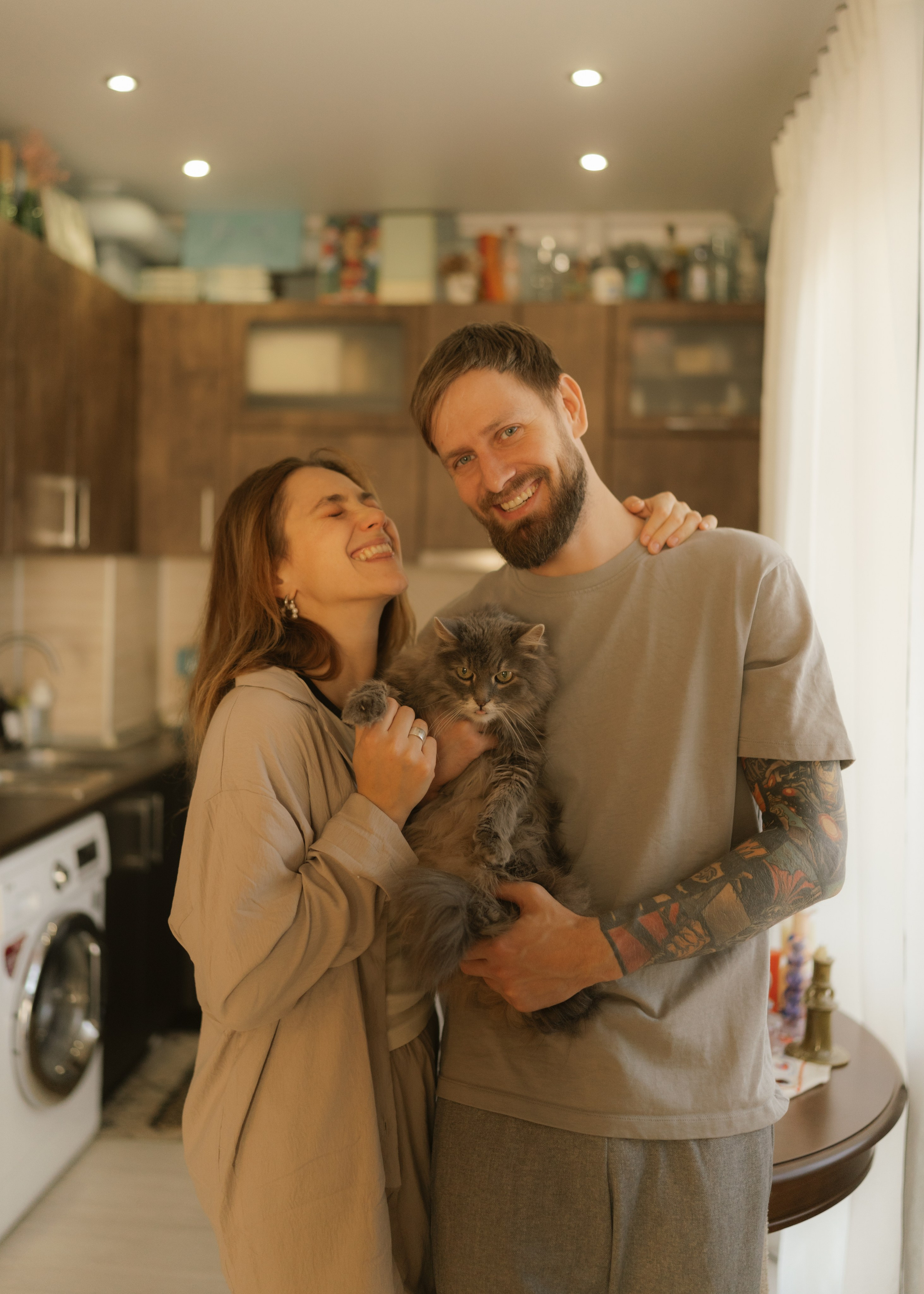 Катя и Андрей | домашняя. Фотограф в Новосибирске Диана Ильиных