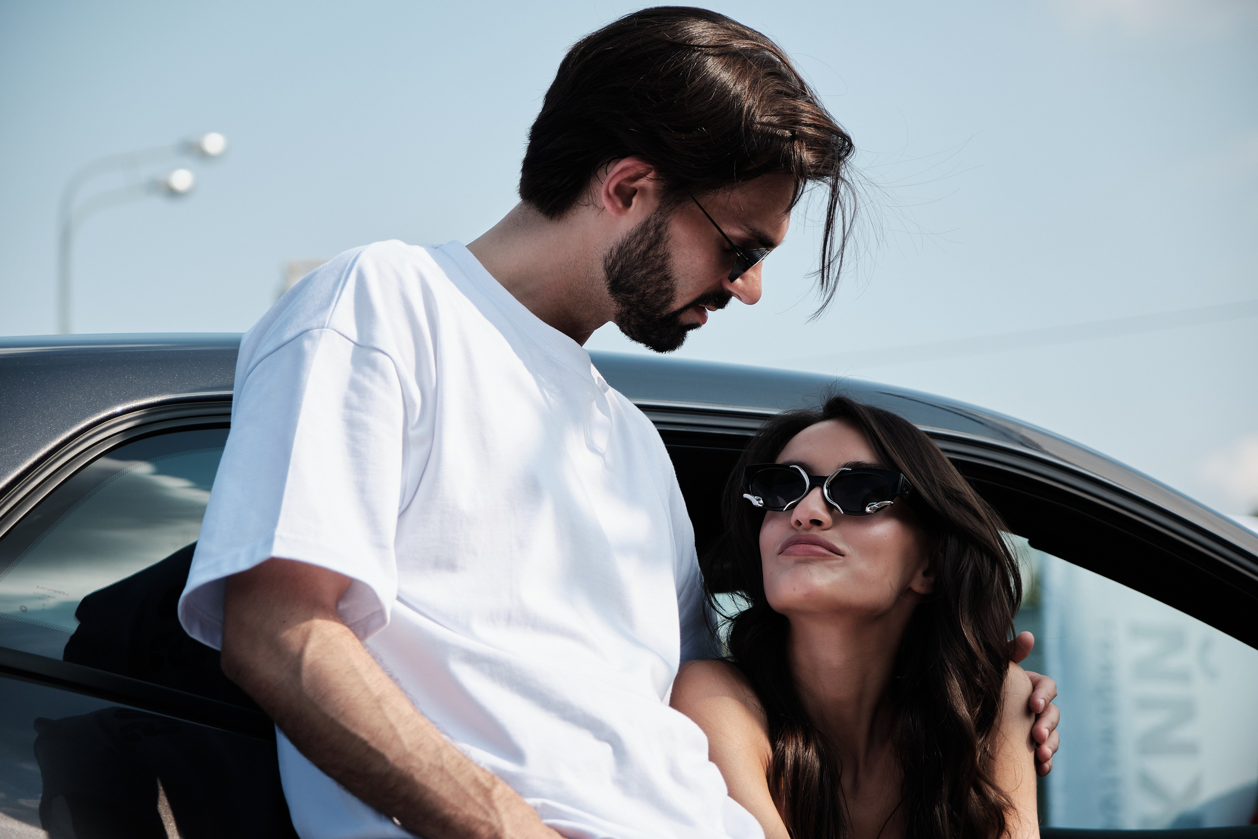 Лав стори в автомобиле в Москве. Портретный фотограф на новый год в Москве Виктория Колышева