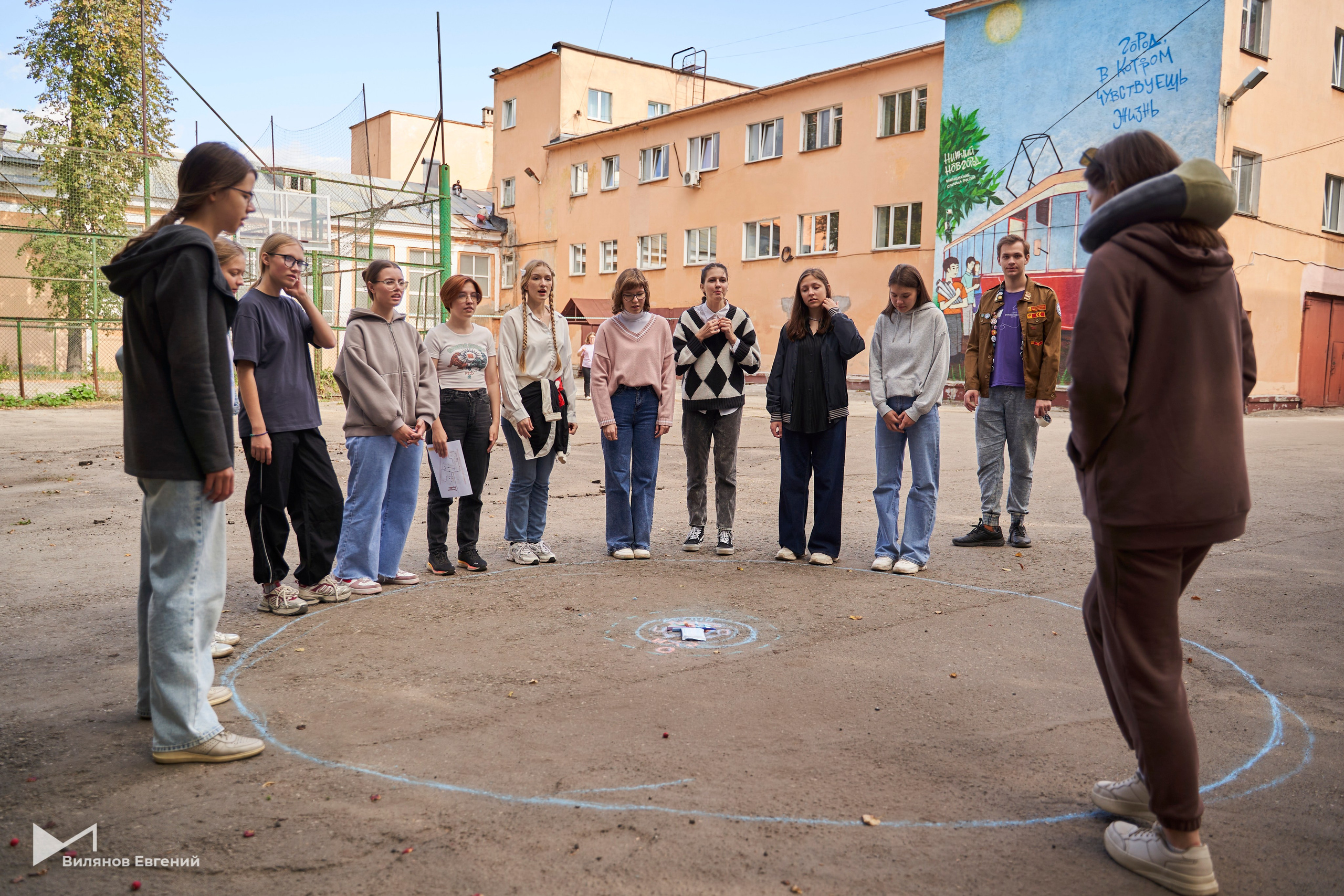 Мероприятие «Веревка» для первокурсников ННГАСУ. Репортажный фотограф Вилянов Евгений. Нижний Новгород