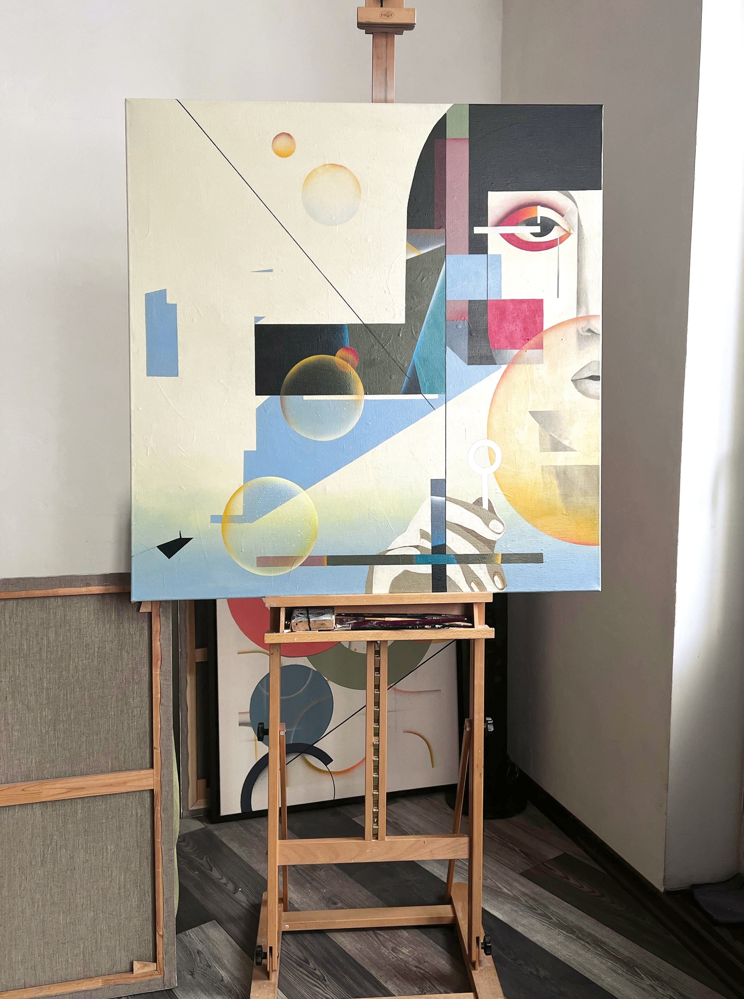 Вчера было ветрено. Художник-абстракционист Ольга Рикун. Москва