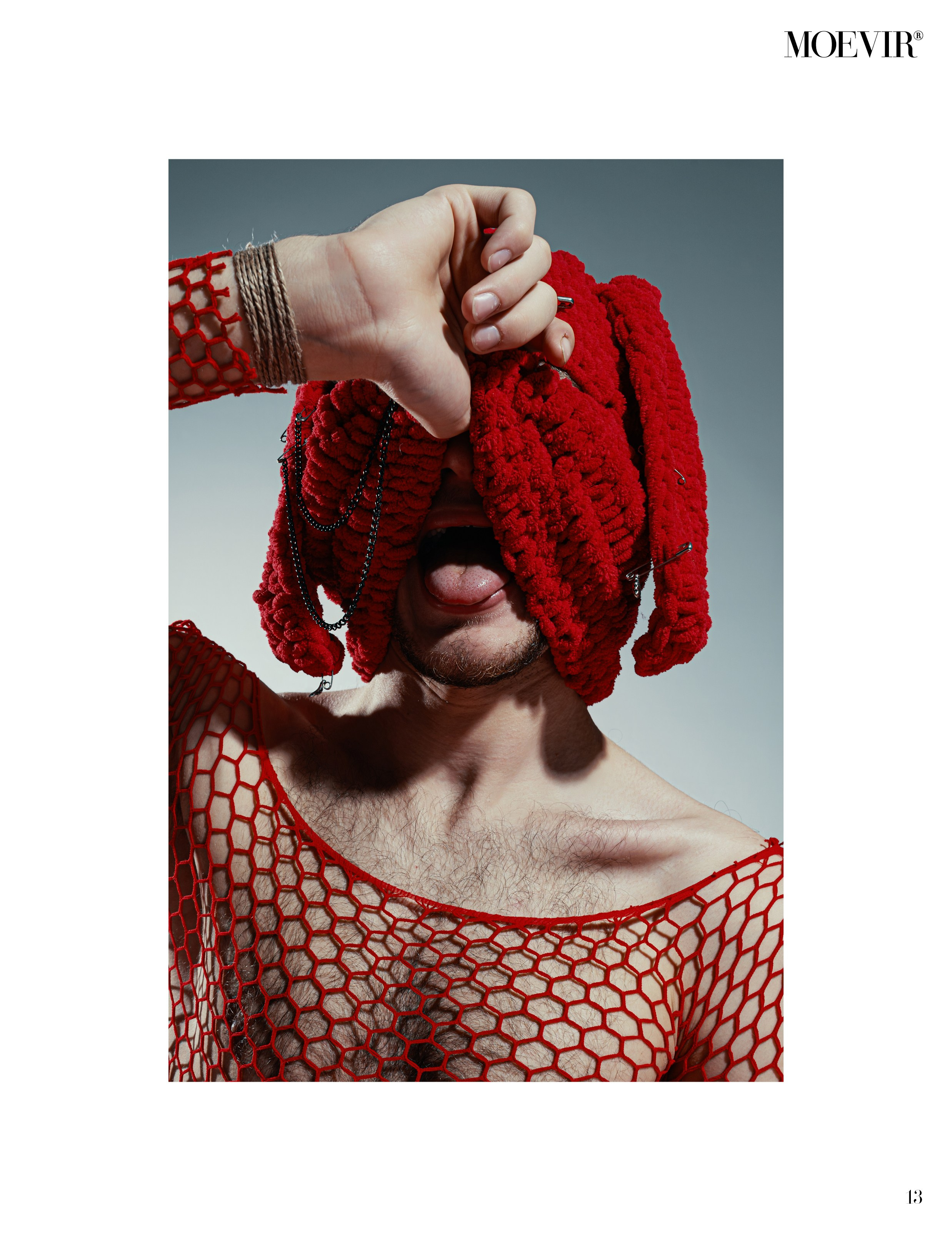 Cover for MOEVIR MAGAZINE. Никита Скрипник — ТЕАТР В СТИЛЕ ФЭШН
