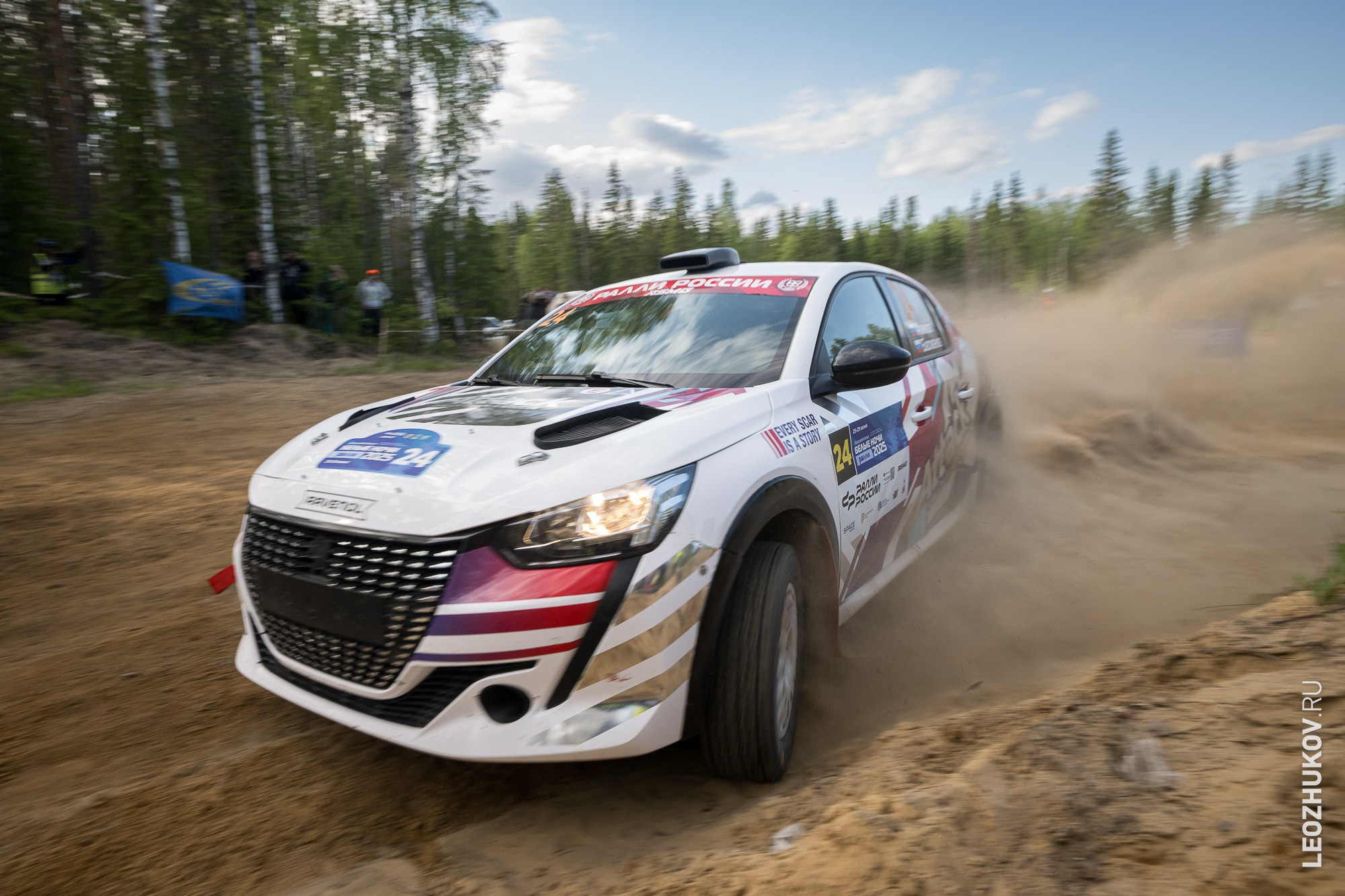 White nights rally 2025. Sports photographer Leonid Zhukov