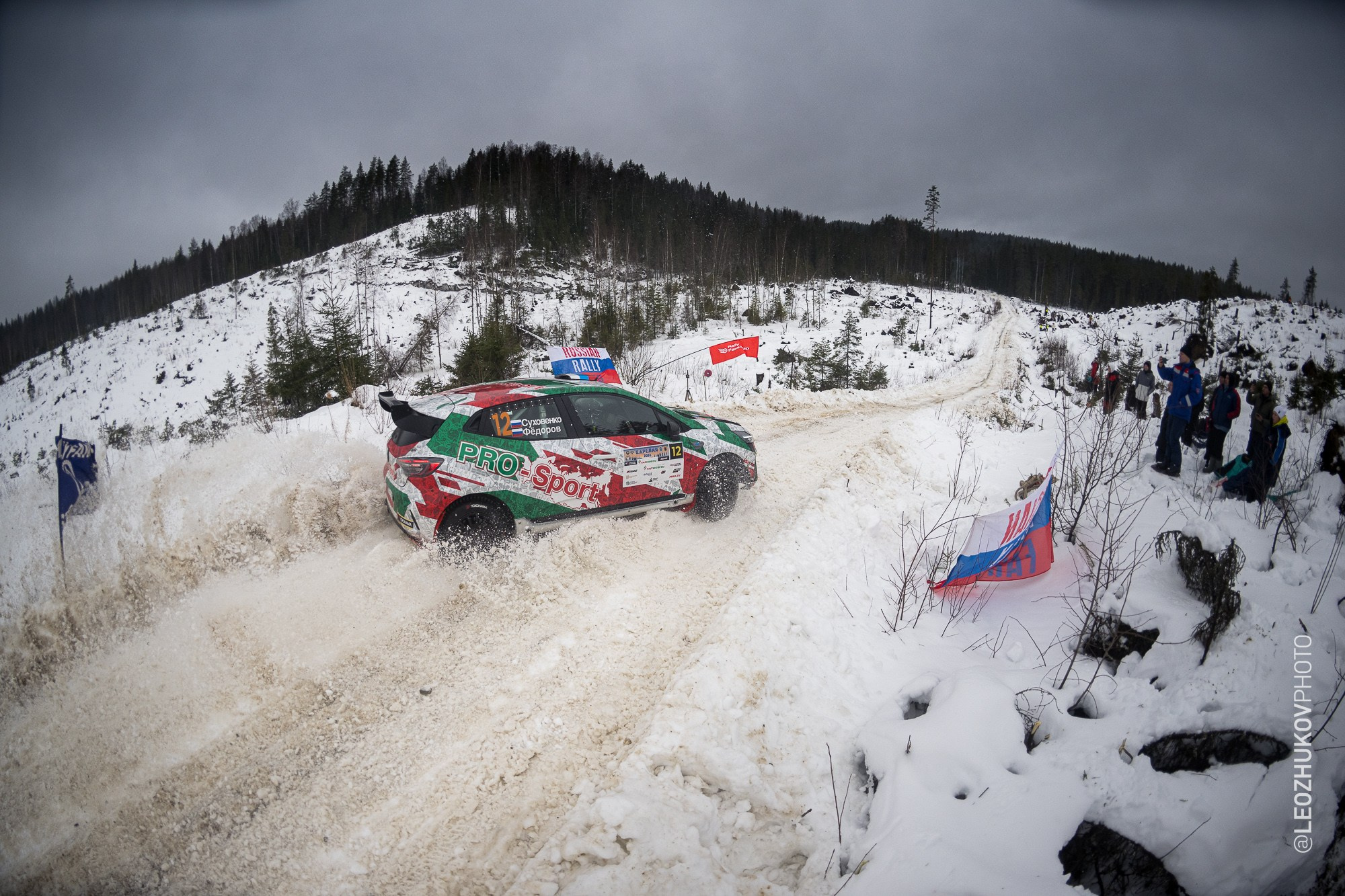 Rally Karelia 2026. Sports photographer Leonid Zhukov