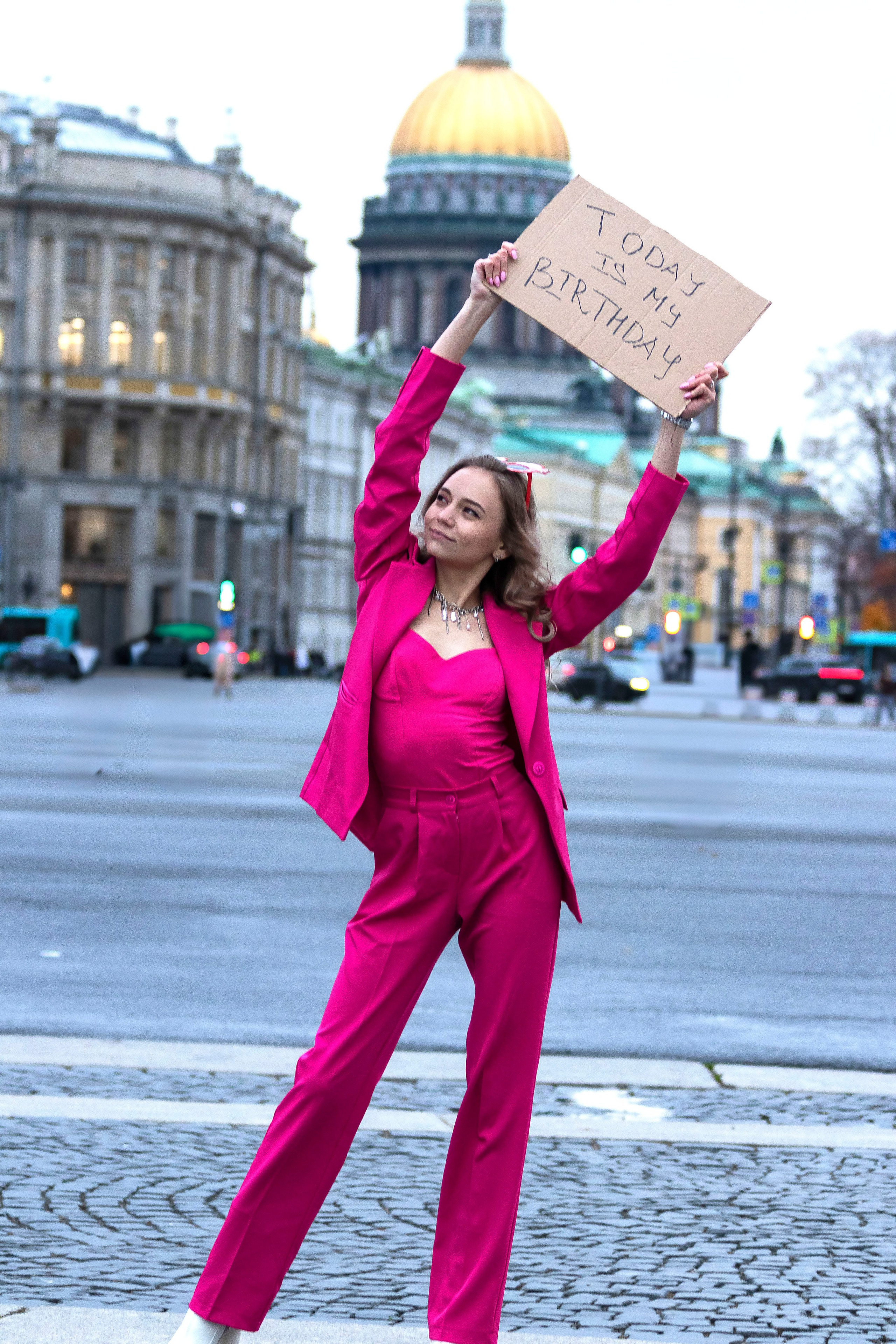 День рождение в центре Питера. Портретный фотограф в Санкт-Петербурге Савельева Ольга