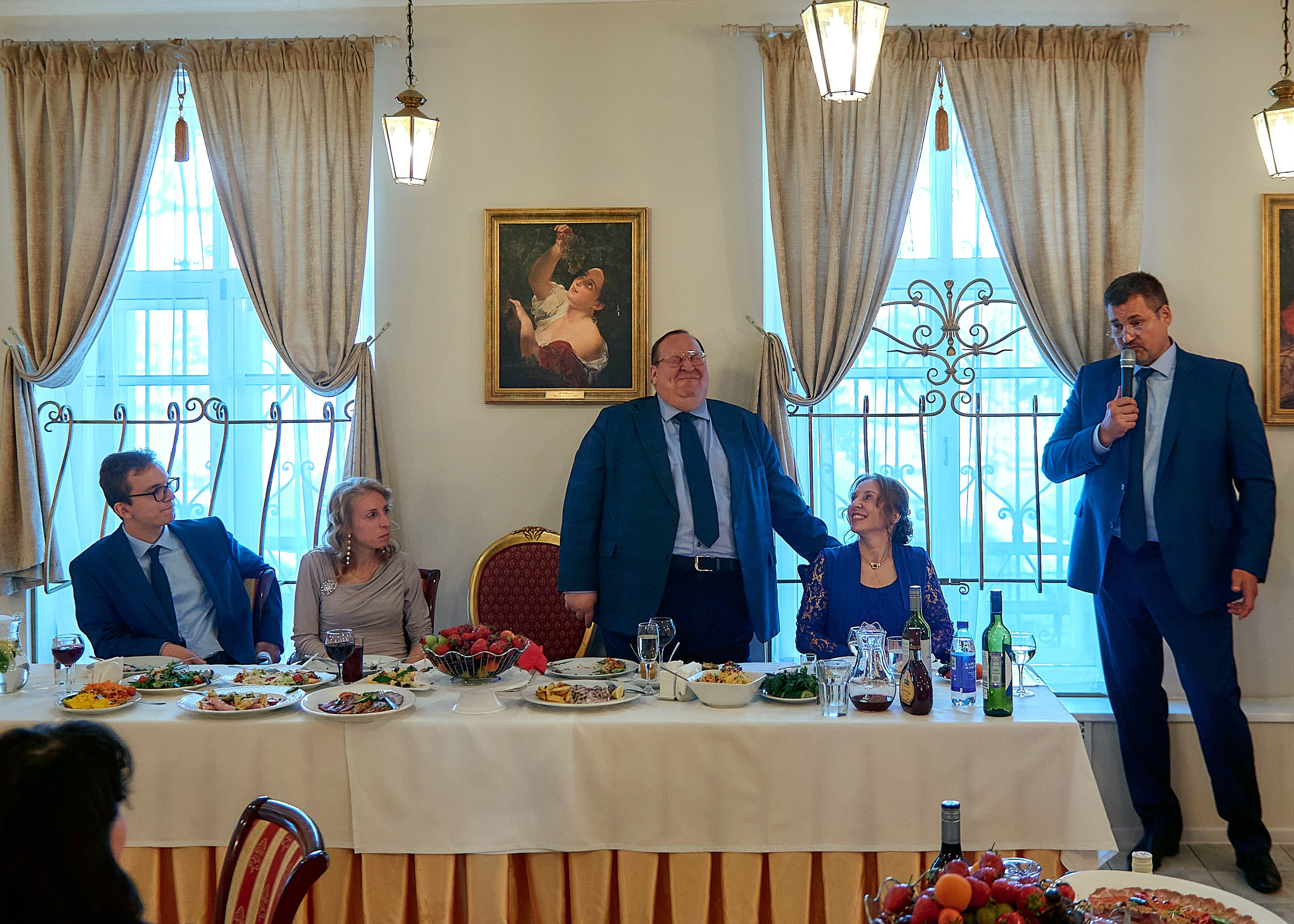 Юбилей Алексея в «Особняке Брюллова». Свадебный фотограф в Санкт-Петербурге Славин Денис