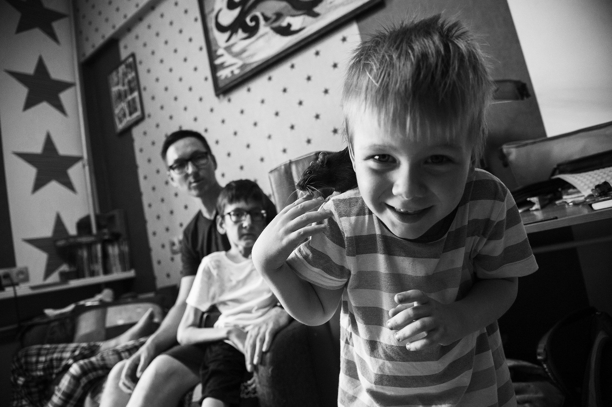 Домашняя съемка для Нади и Толи. Портретная фотография в Москве