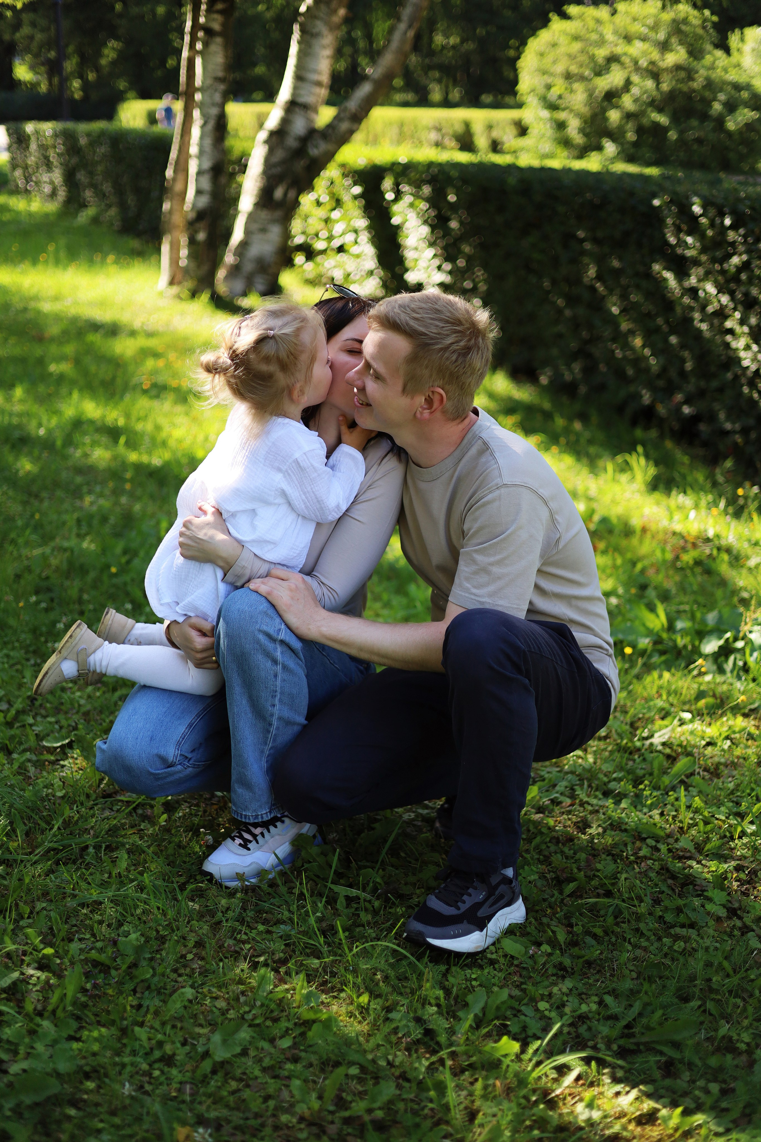 Семья Бирюковых на прогулке. Фотограф Санкт-Петербург