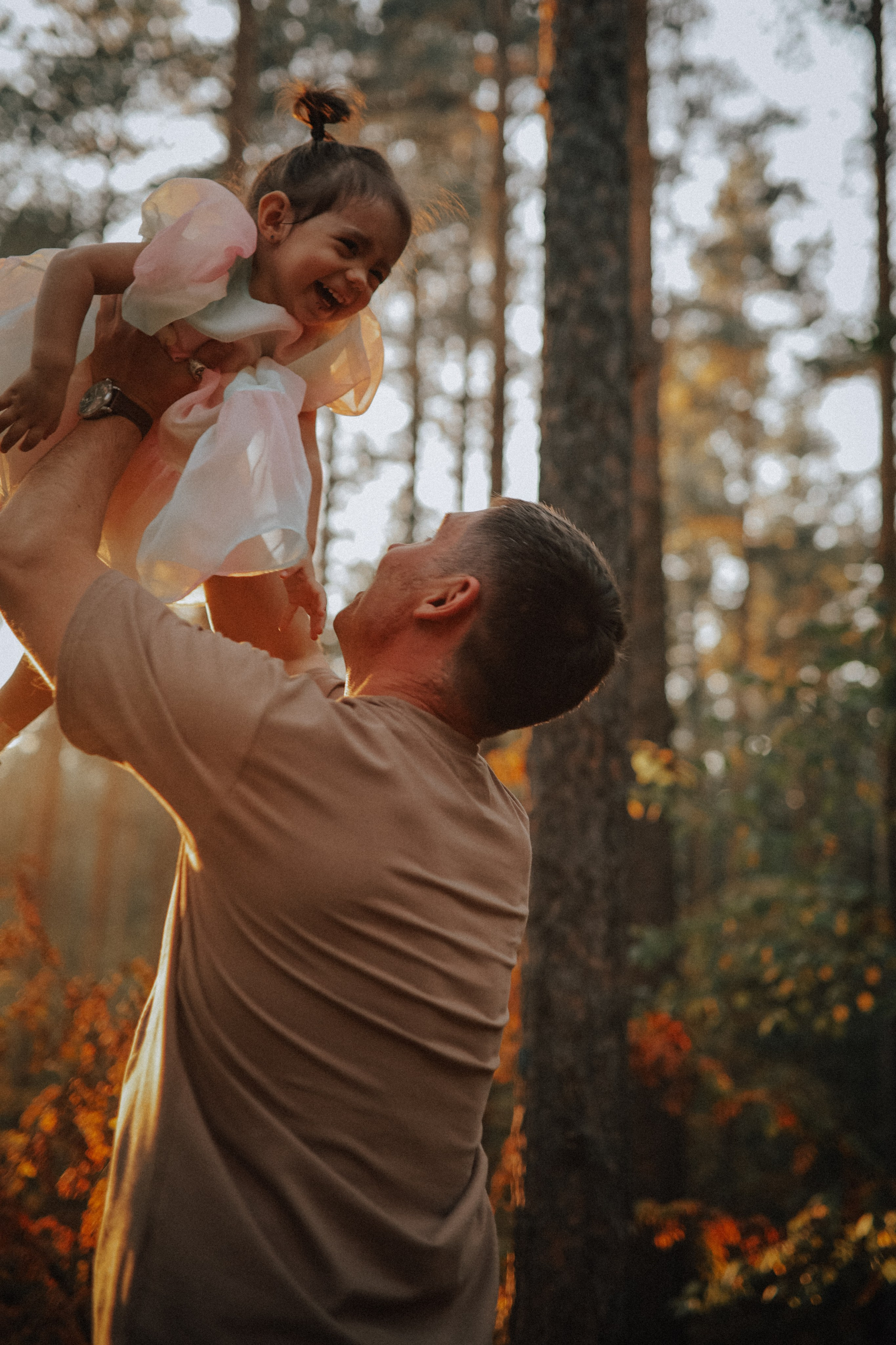 Семейная прогулка Оли и Вовы, а также малышки Есении. Семейный фотограф в Москве и Люберцах Юлия Гуськова