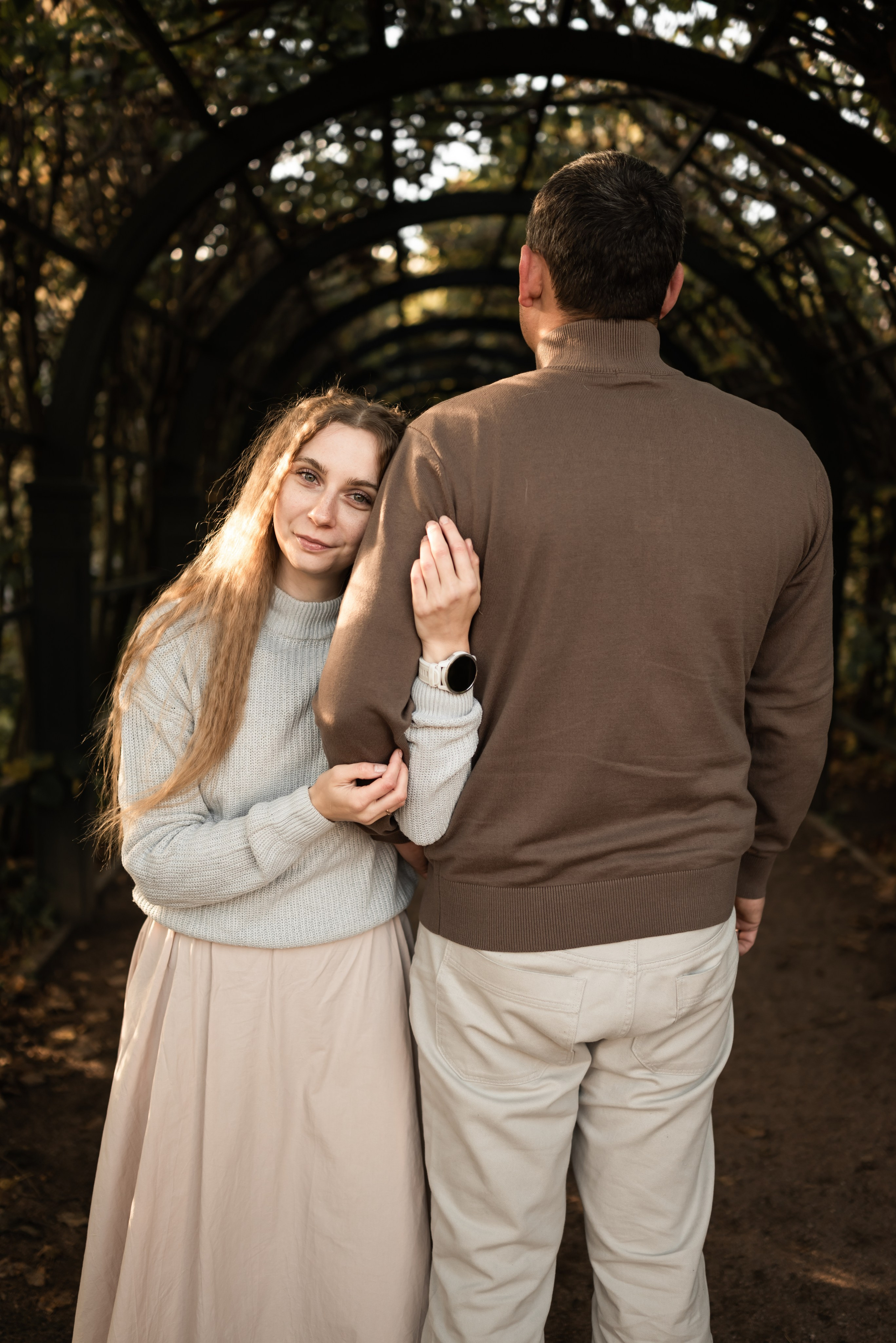 Осенняя Love story в Кусково. Фотограф Ксения Огородова портфолио