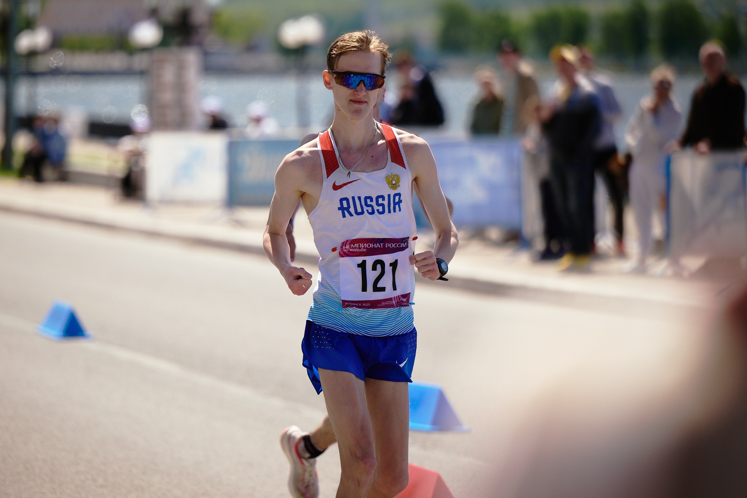 Чемпионат России по спортивной ходьбе 2025. Спортивный репортажный фотограф в Ижевске Сергей Мерзляков
