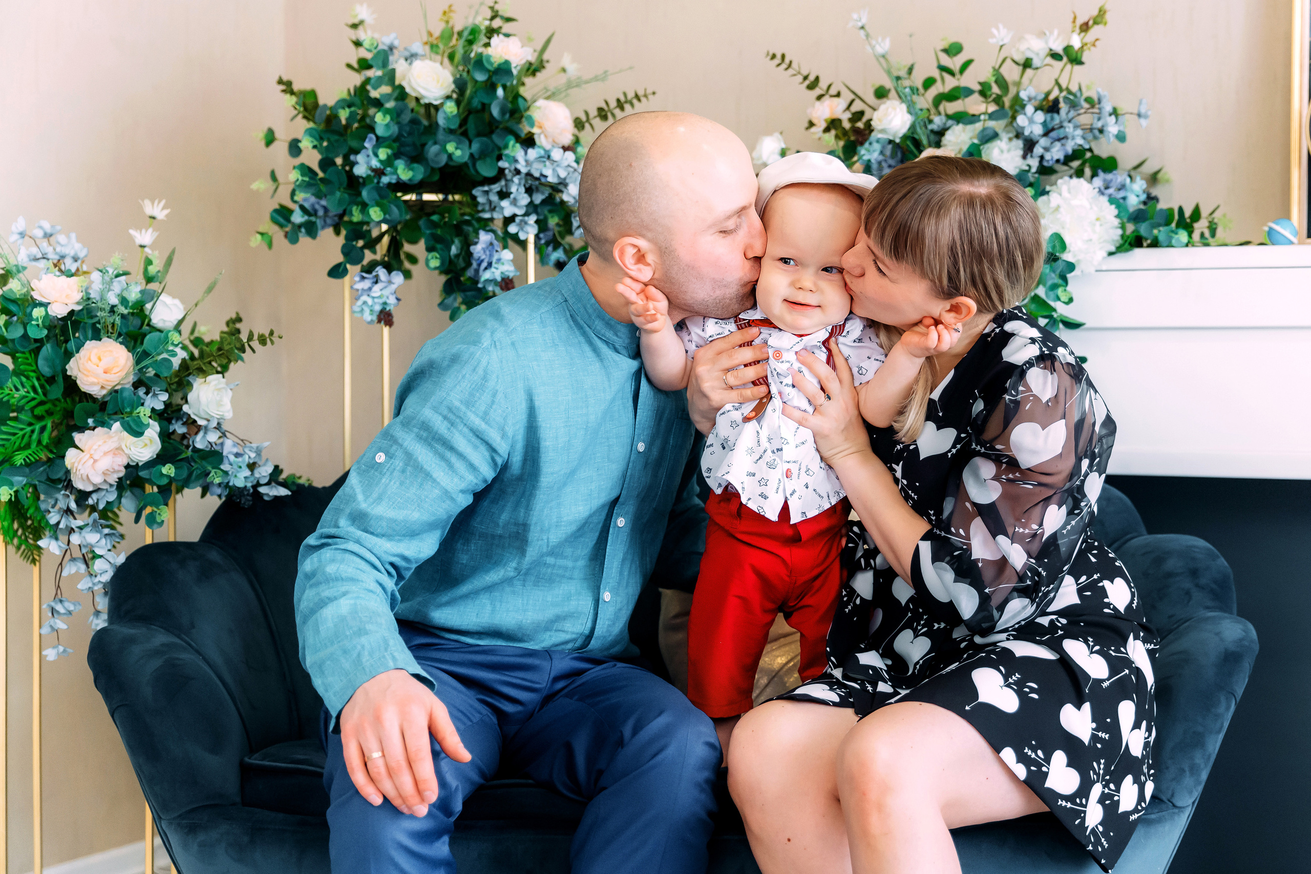 1 годик в студии. Семейный и репортажный фотограф в Иркутске Людмила Лиханская